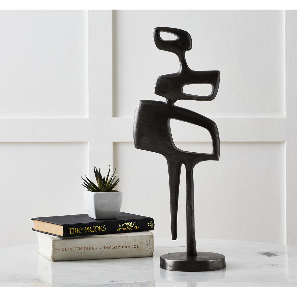 Pacino Indoor Aluminum Statue, Antique Nickel - Lifestyle Image - STA763
