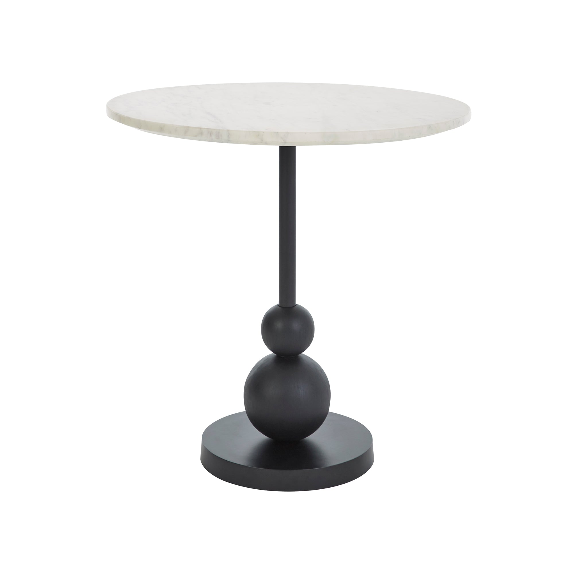 Corrine Indoor Aluminum Table, Matte Black - Main Image - TA466