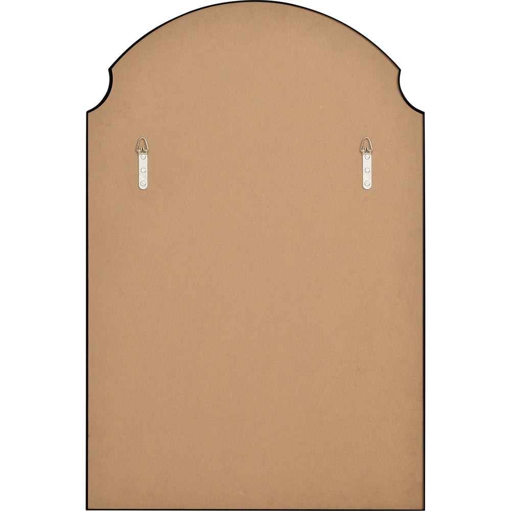 Asmara 36" Tall Irregular Wall Mirror, Black - Backing Image - MT2542