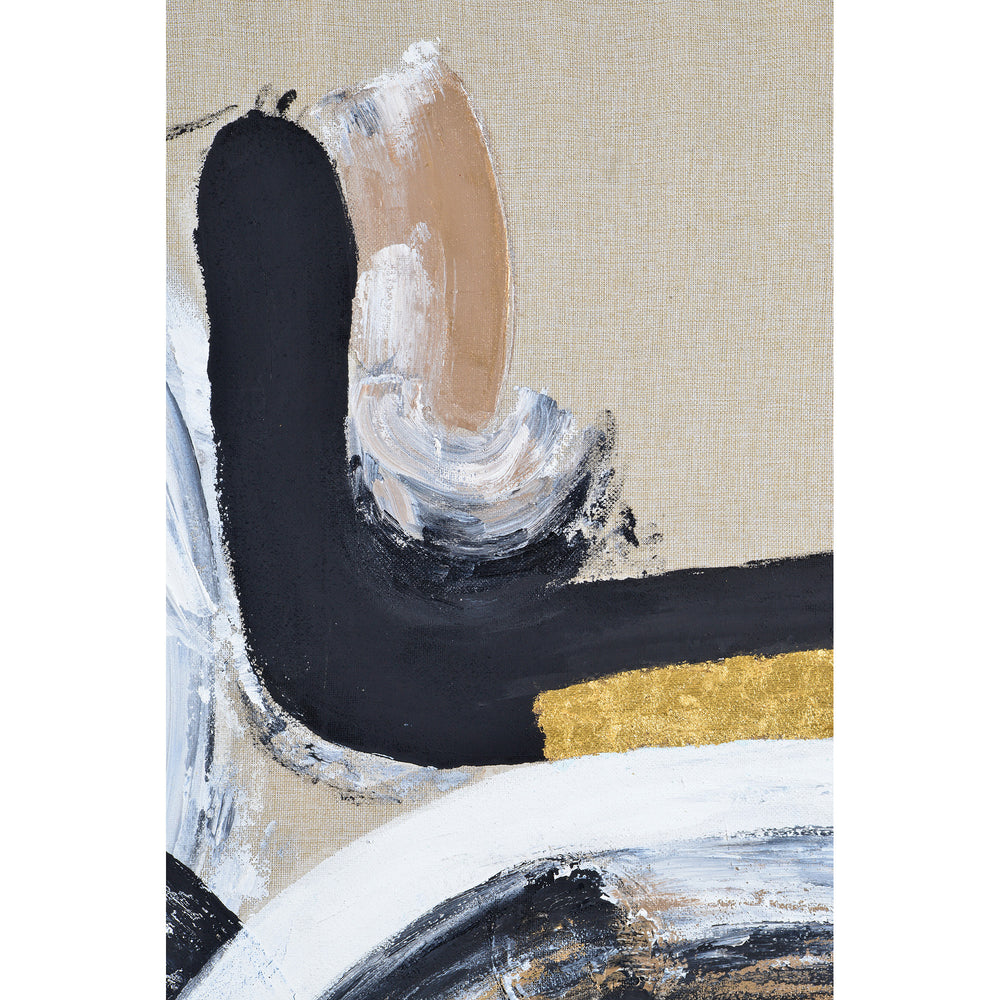 Ilya 40" Wide Canvas Art, Black - Additional Image 5 - OL1928
