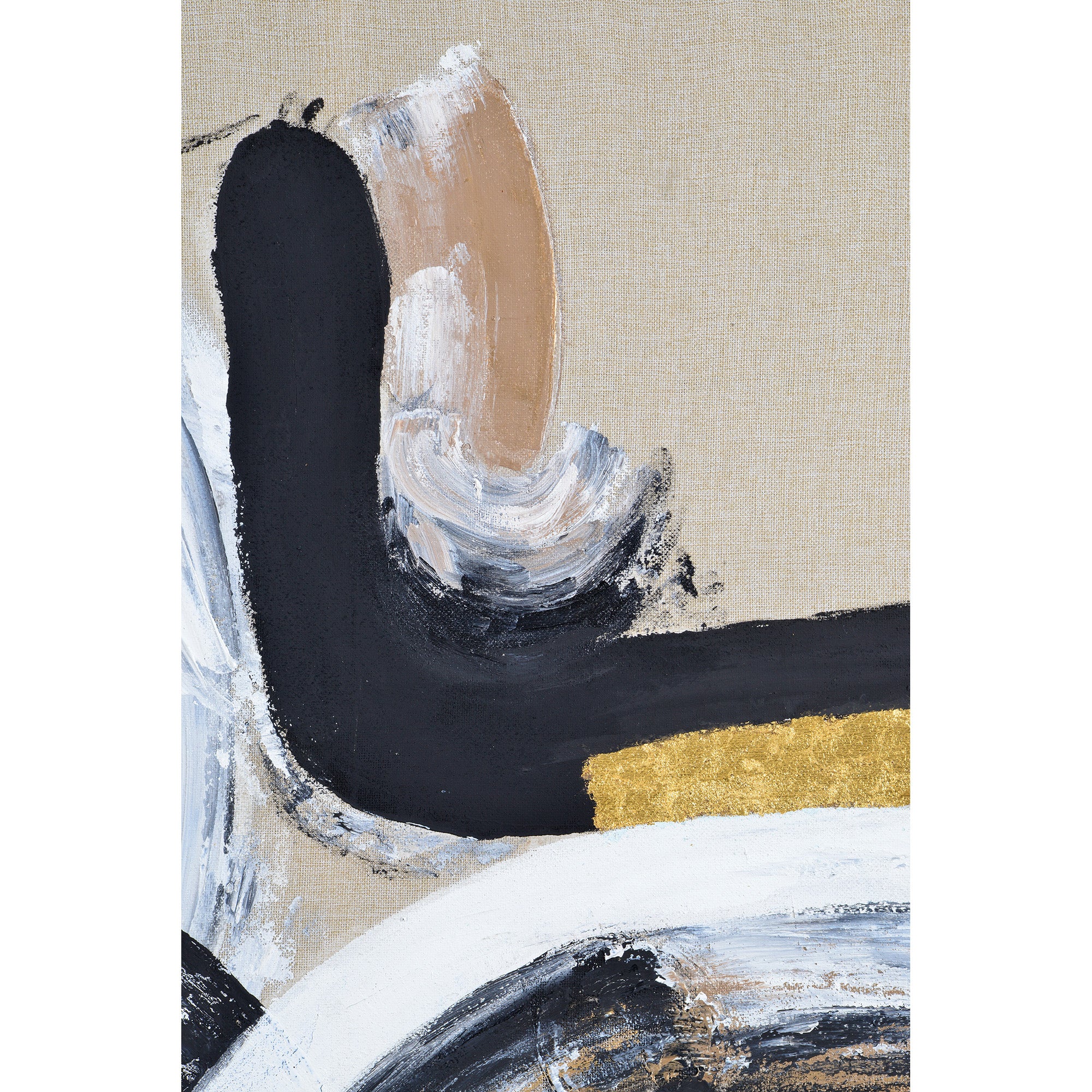 Ilya 40" Wide Canvas Art, Black - Additional Image 5 - OL1928
