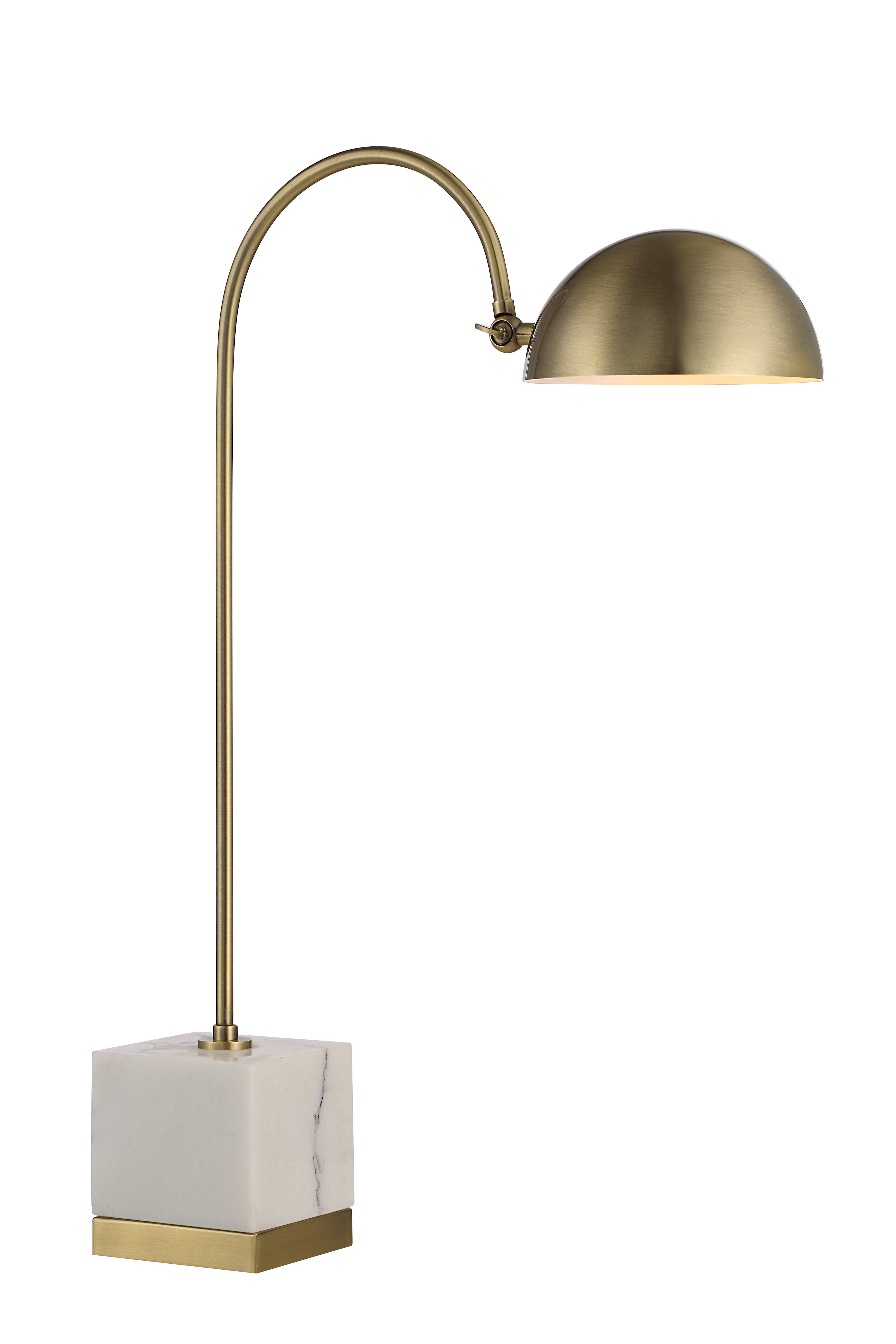 Volos 27" Length Table Lamp, White - Additional Image 2 - LPT1212