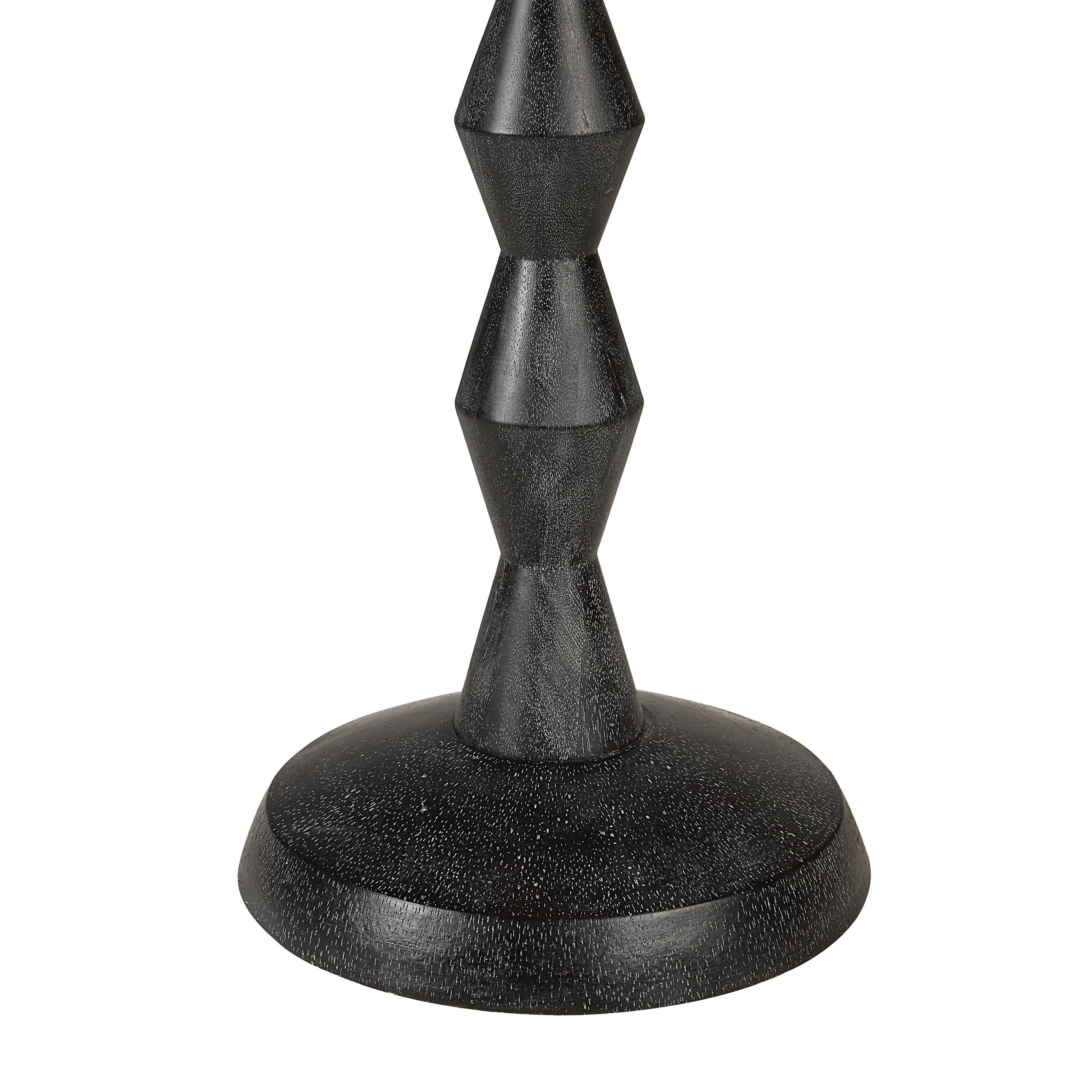 Phyllis 75.75" Height Floor Lamp, Black - Detail Image - LPF3177