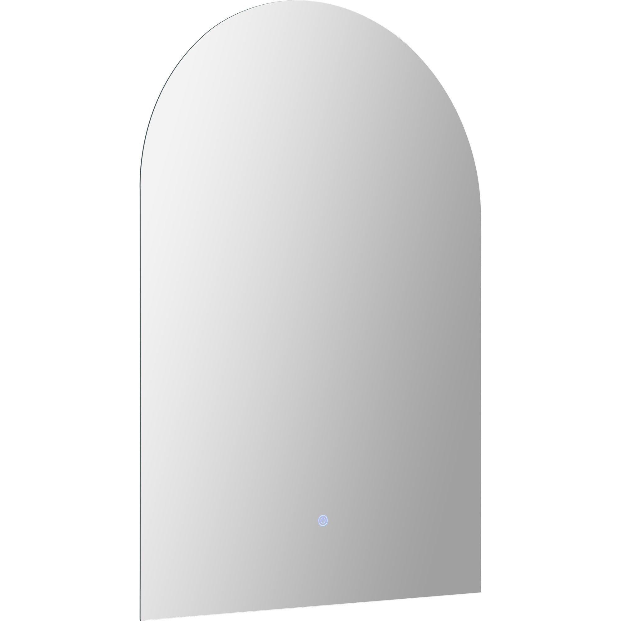Blanca 36" Tall Rectangle Led Mirror - Angle Image - MT2486