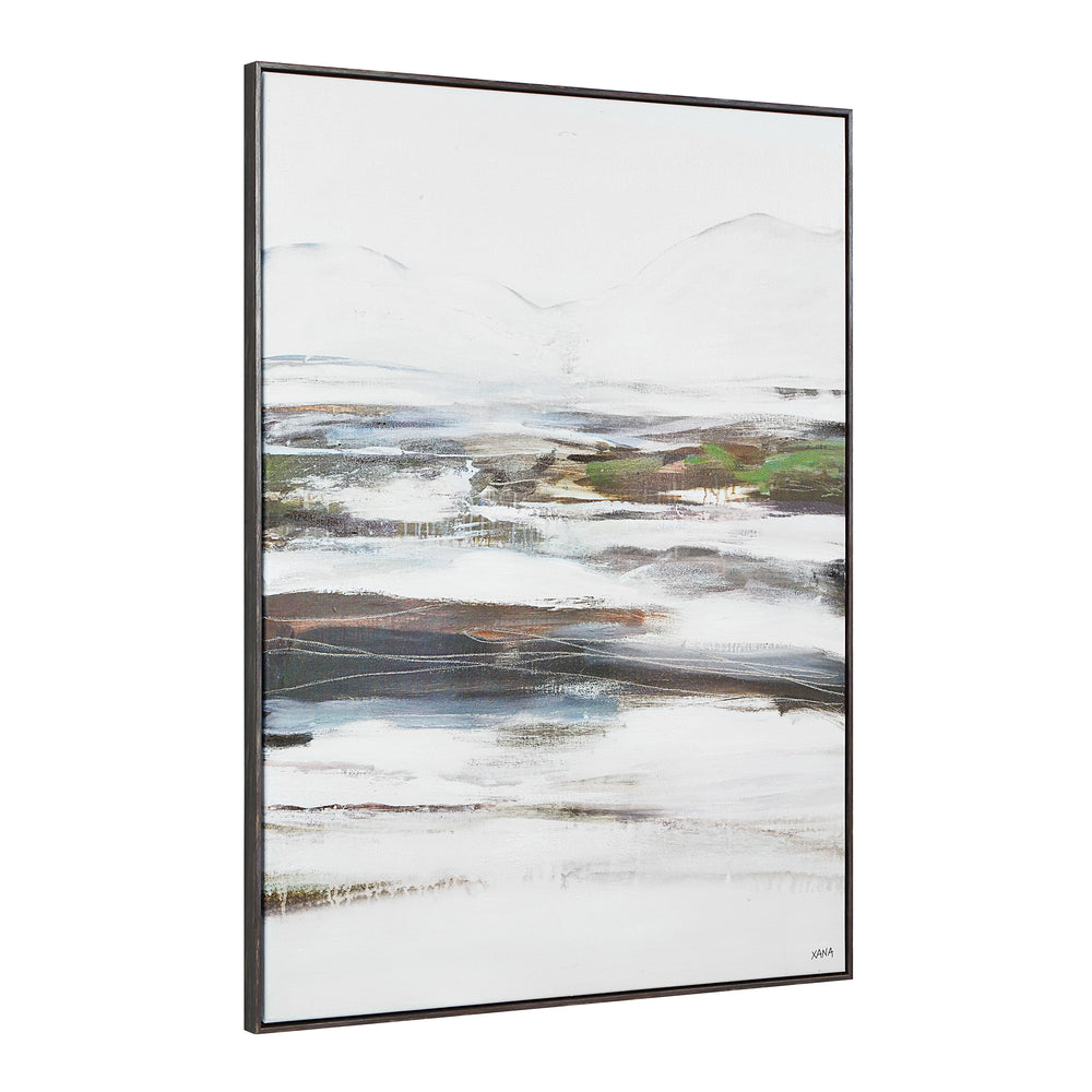 Danae 48" H x 36" W Canvas Art, White - Angle Image - OL2206