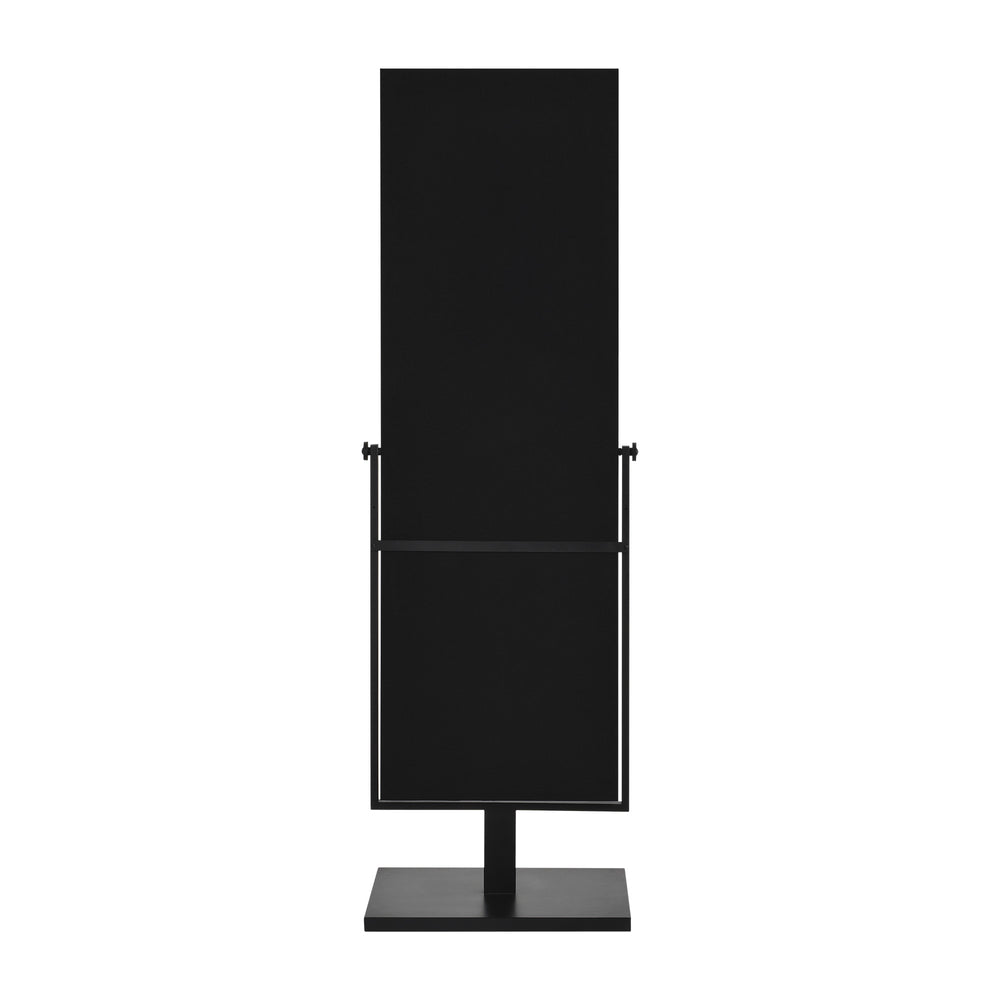 Samira 61" Tall Rectangle Full Length Mirror, Black - Backing Image - MT2540