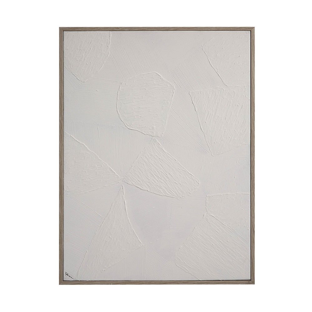 Cairns 48" Wide Canvas Art, White - Main Image - OL2128