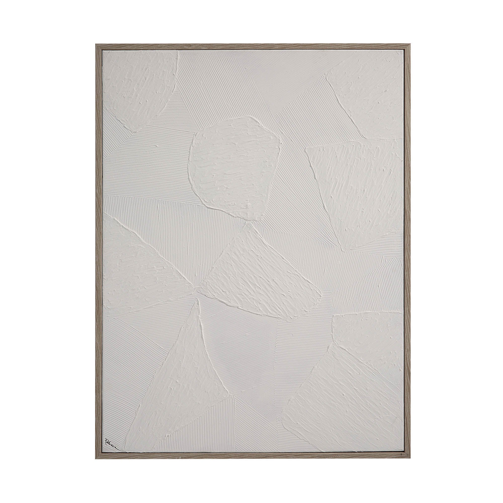 Cairns 48" Wide Canvas Art, White - Main Image - OL2128