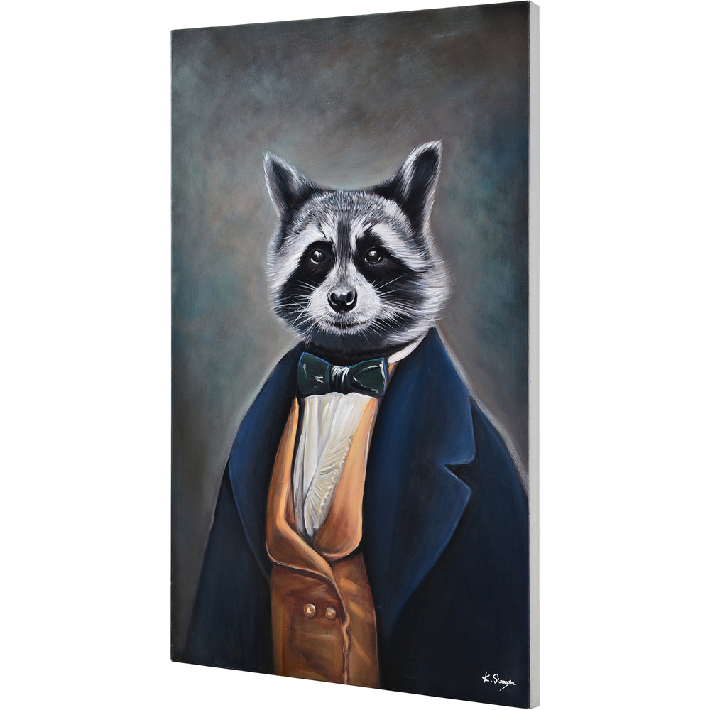 Tribec 30" Wide Canvas Art, Charcoal - Angle Image - OL1946