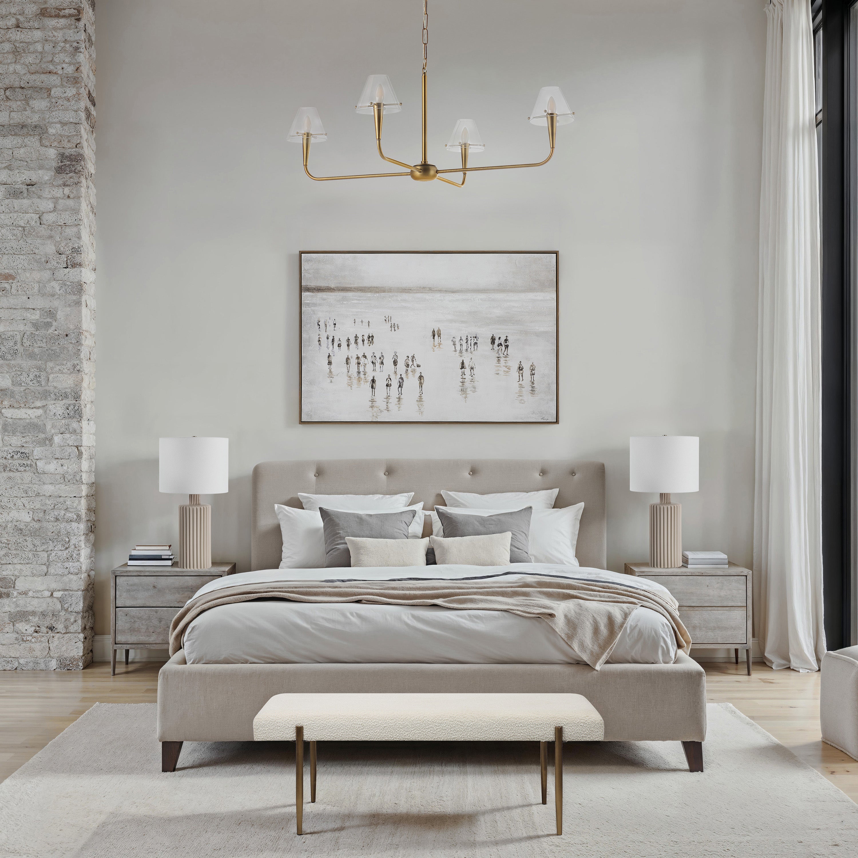 Lagoa 40" H x 60" W Canvas Art - White Label Lifestyle Image - OL2230