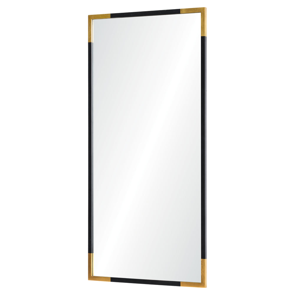 Osmond 60" Tall Rectangle Wall Mirror, Yellow - Angle Image - MT1831