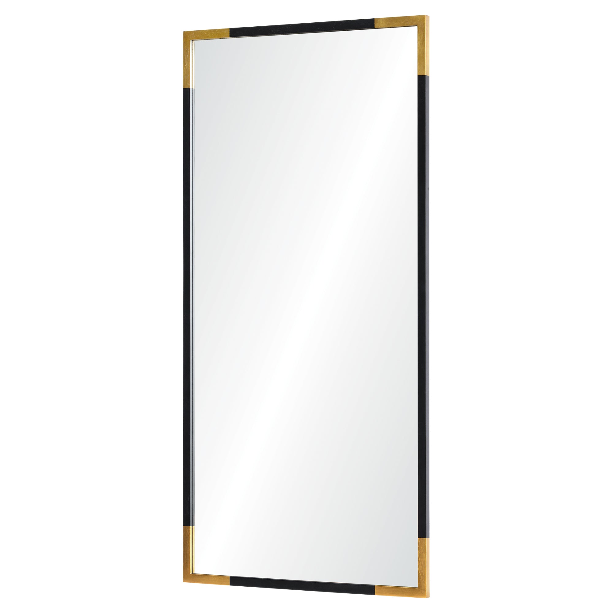 Osmond 60" Tall Rectangle Wall Mirror, Yellow - Angle Image - MT1831