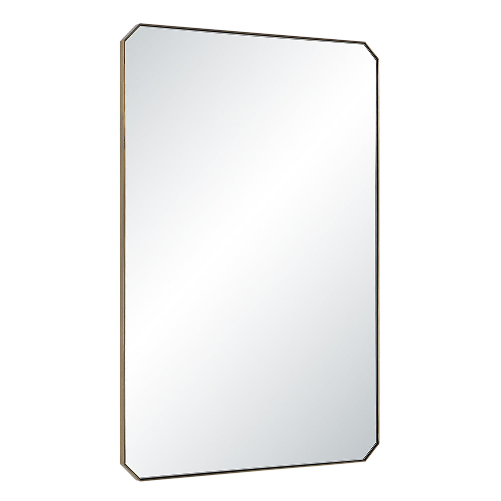 Nate 36" H x 24" W Wall Mirror, Yellow - Angle Image - MT2750