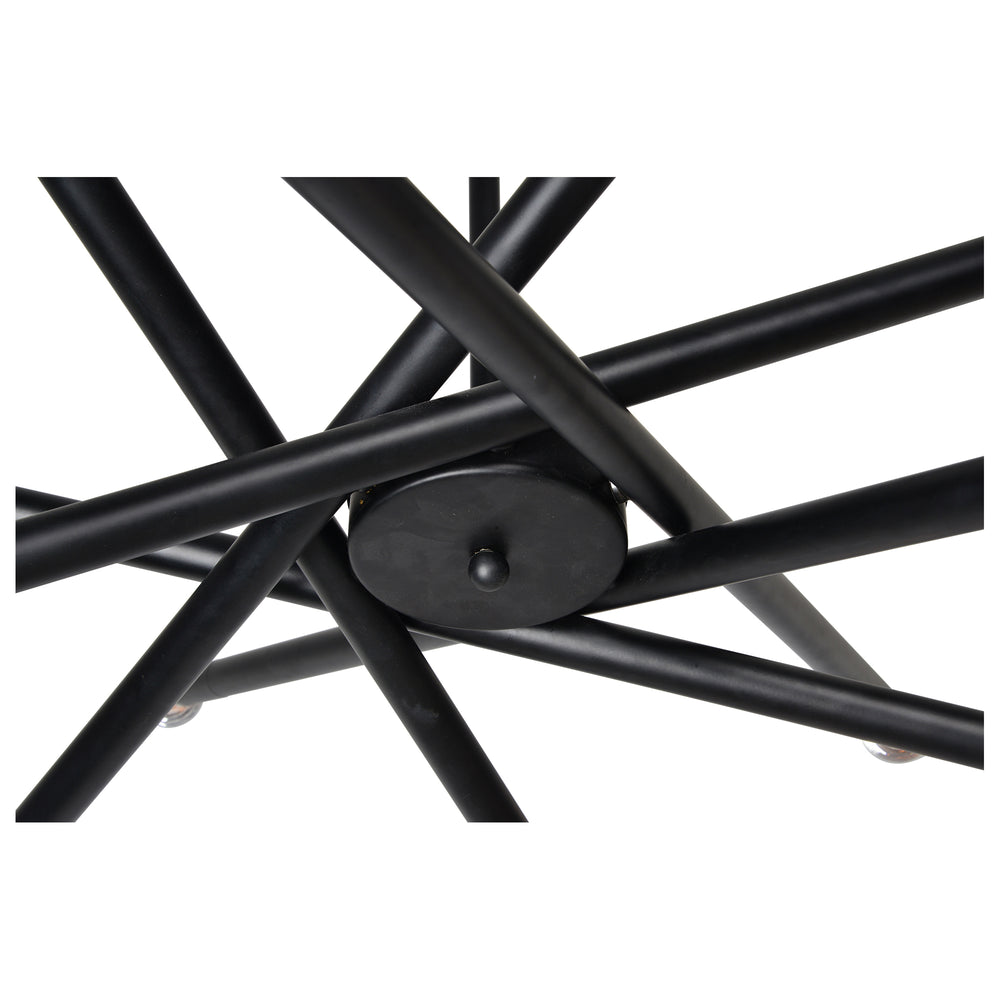 Clemente 36" Length Ceiling Fixture, Black - Detail Image - LPC4095