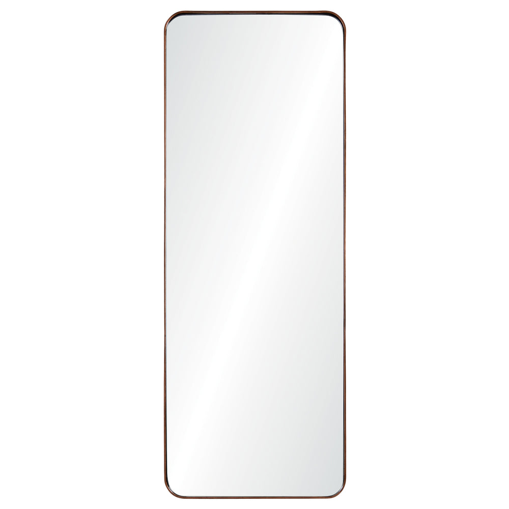 Phiale 53" Tall Rectangle Wall Mirror, Brown - Main Image - MT1742