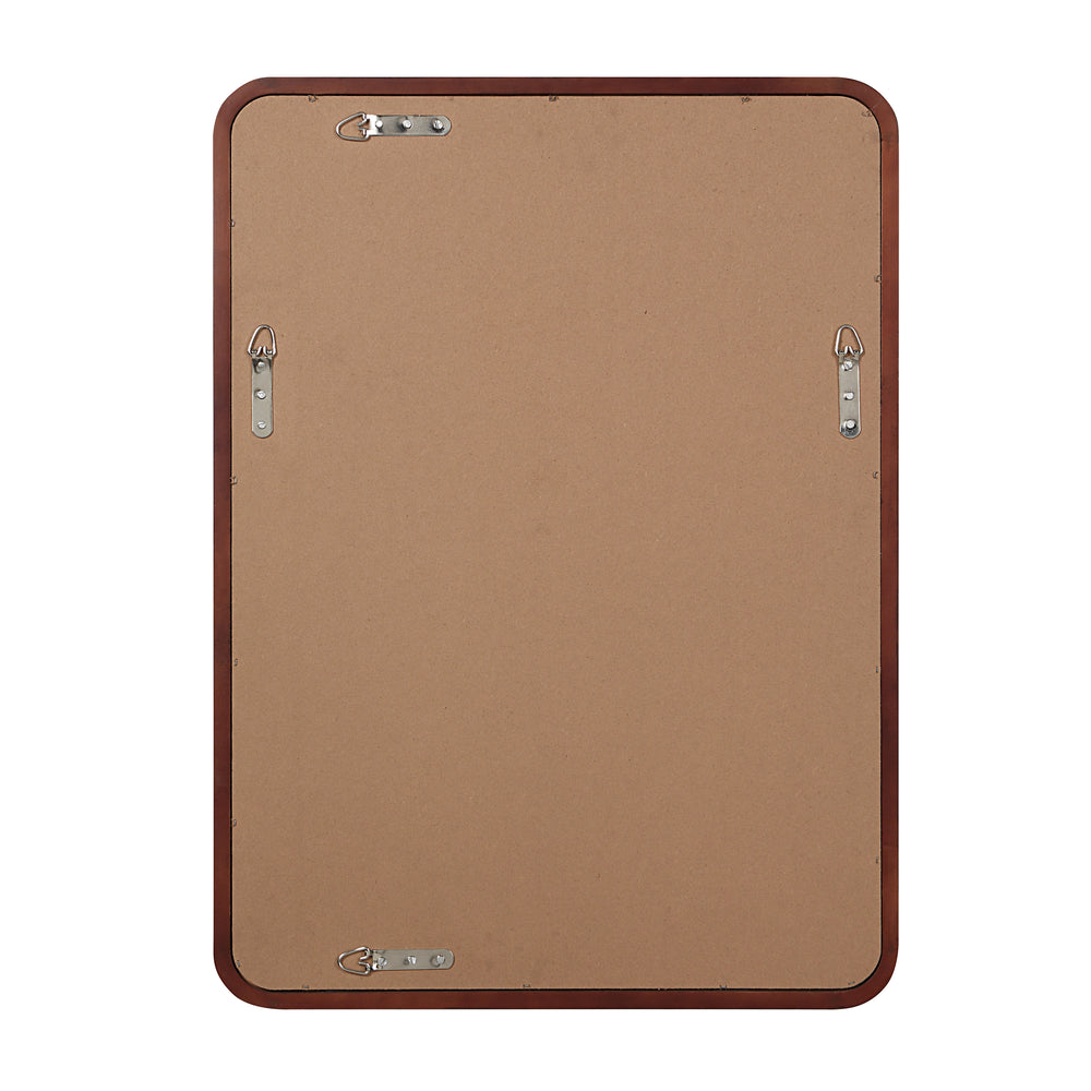 Tacna 30" H x 22" W Wall Mirror, Brown - Backing Image - MT2718