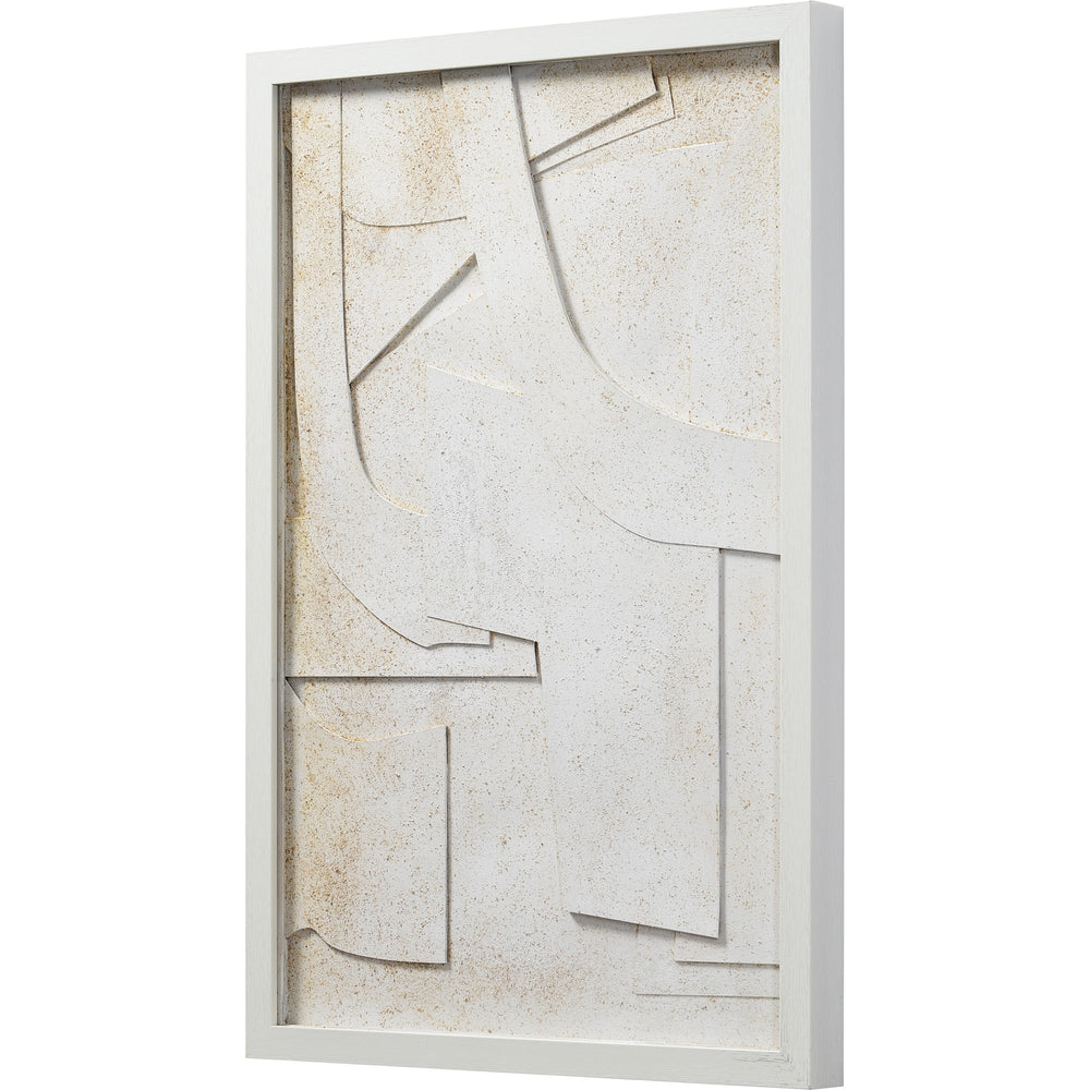 Pathfinder 20" Wide Wall Art, Off-white - Angle Image - W6703