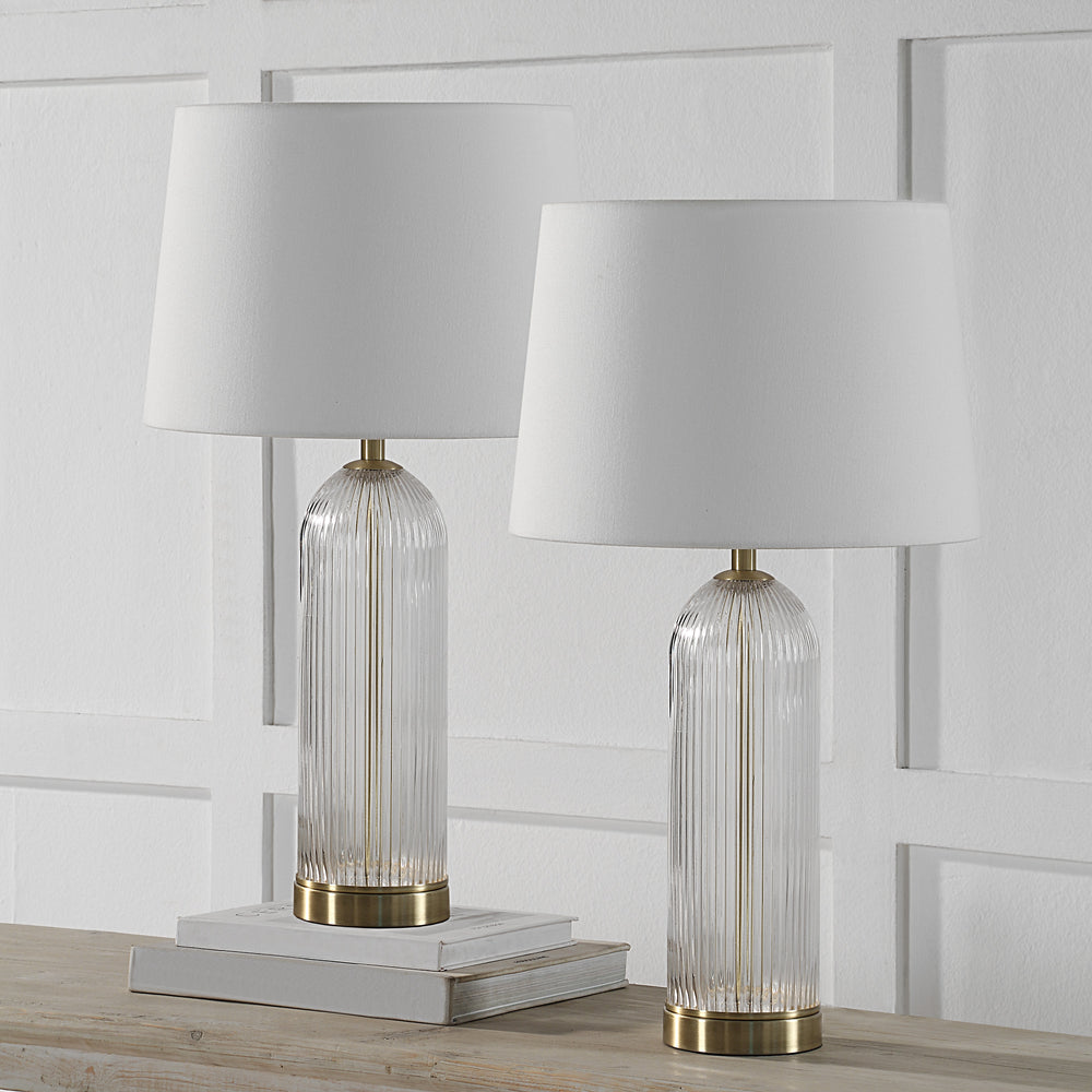 Ocala 25" Length Table Lamp- Set of two, YELLOW - Lifestyle Image - LPT1277-SET2