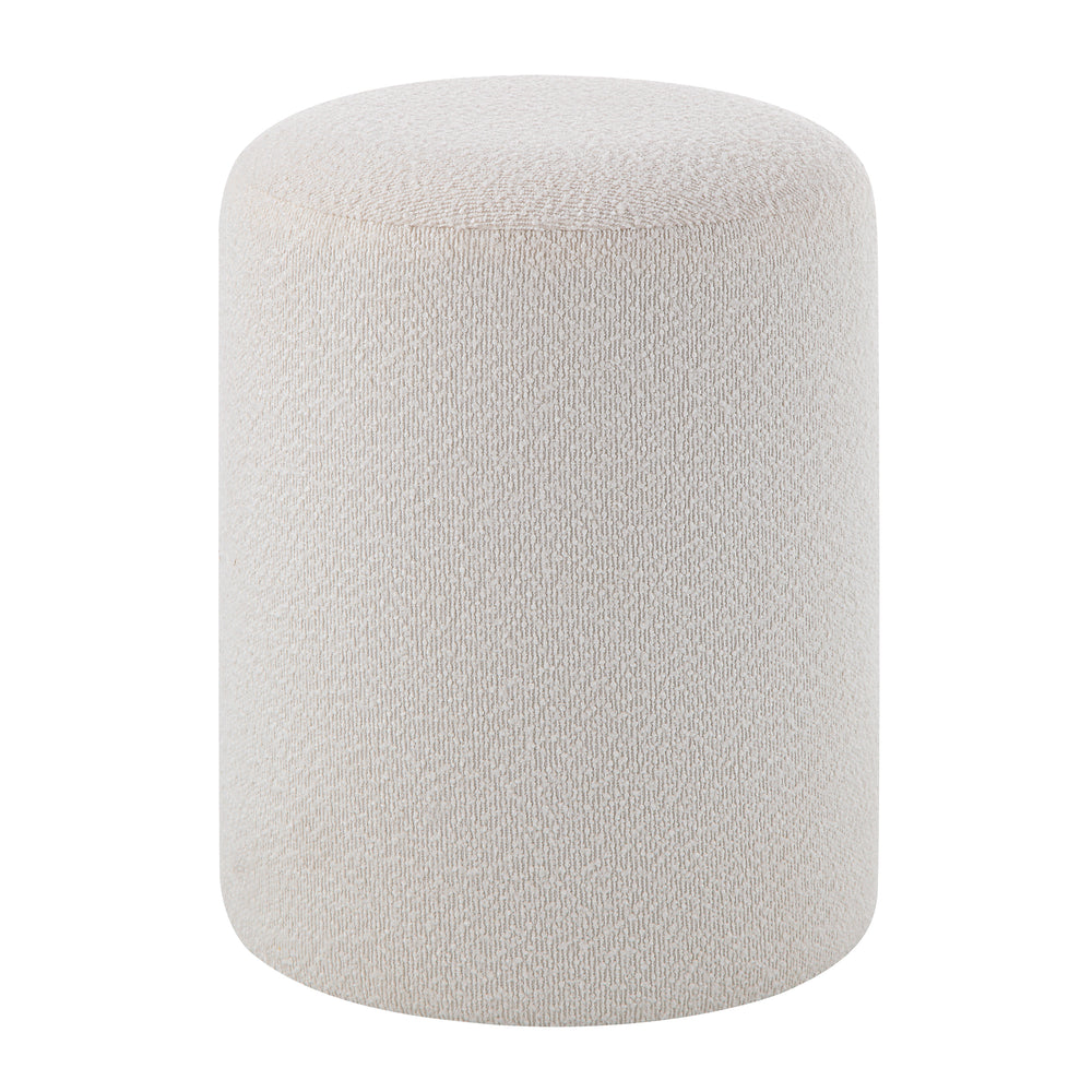 Corbin Indoor Boucle Ottoman, Off-White - Main Image - CHA096