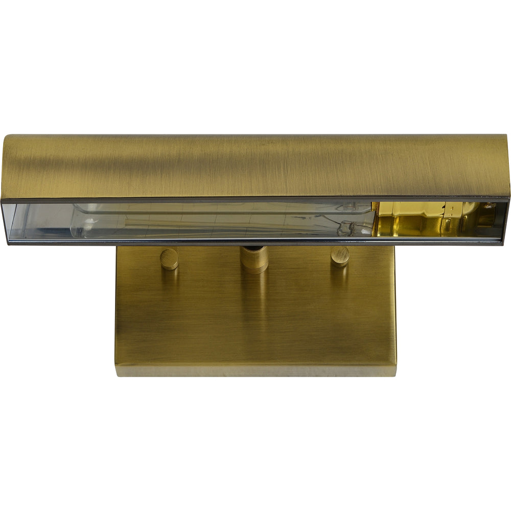 Yorker 4.5" Length Wall Sconce, Antique Brass - Additional Image 2 - WS059