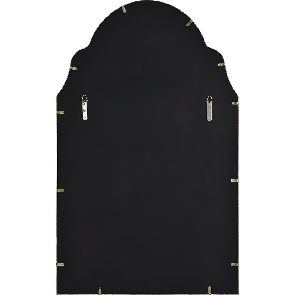 Natasha 42" Tall Irregular Wall Mirror, Grey - Backing Image - MT2364
