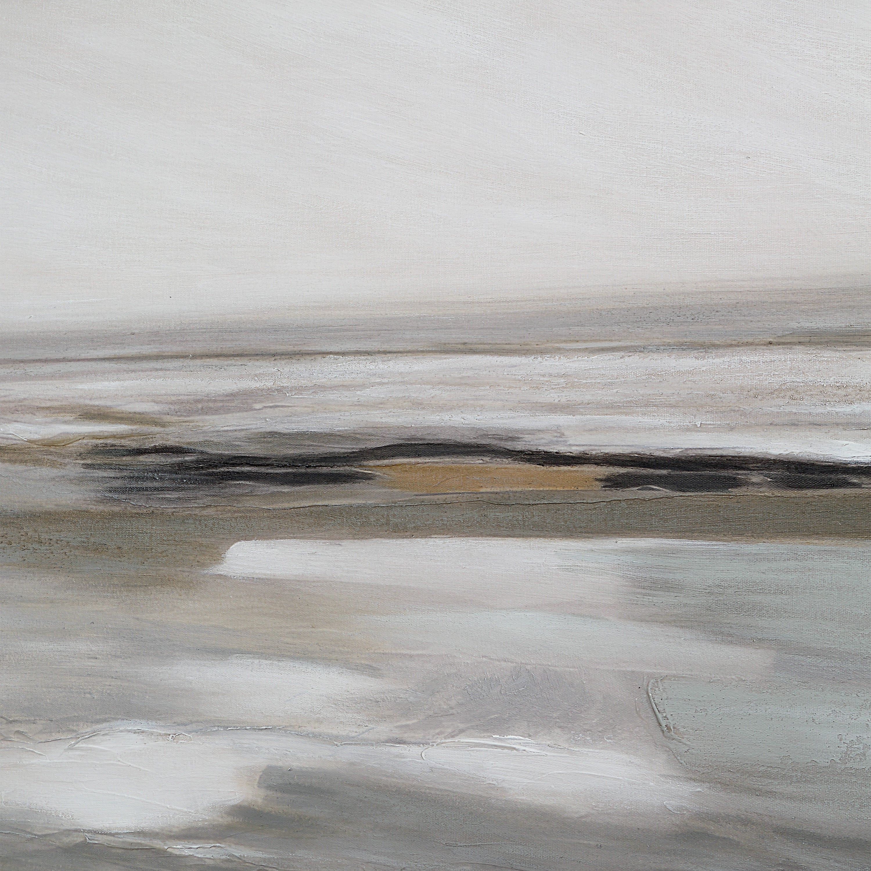 Arnar 40" H x 60" W Canvas Art, Grey - Detail Image - OL2189