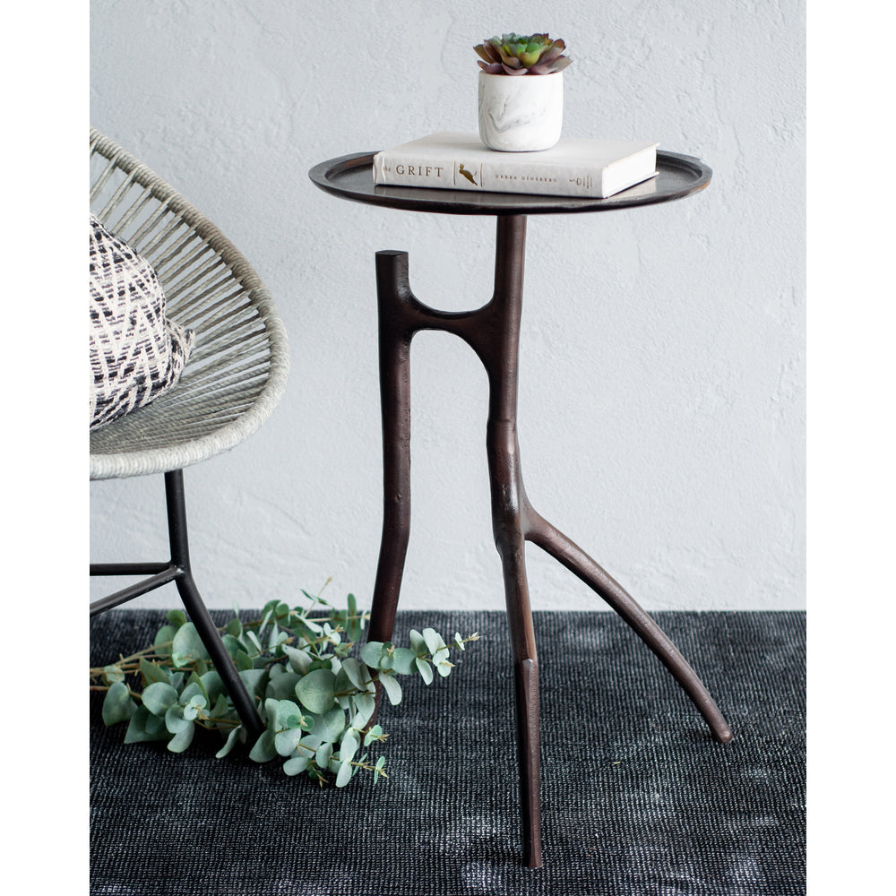 Maadi Indoor Aluminum Table, Bronze - Lifestyle Image - TA194