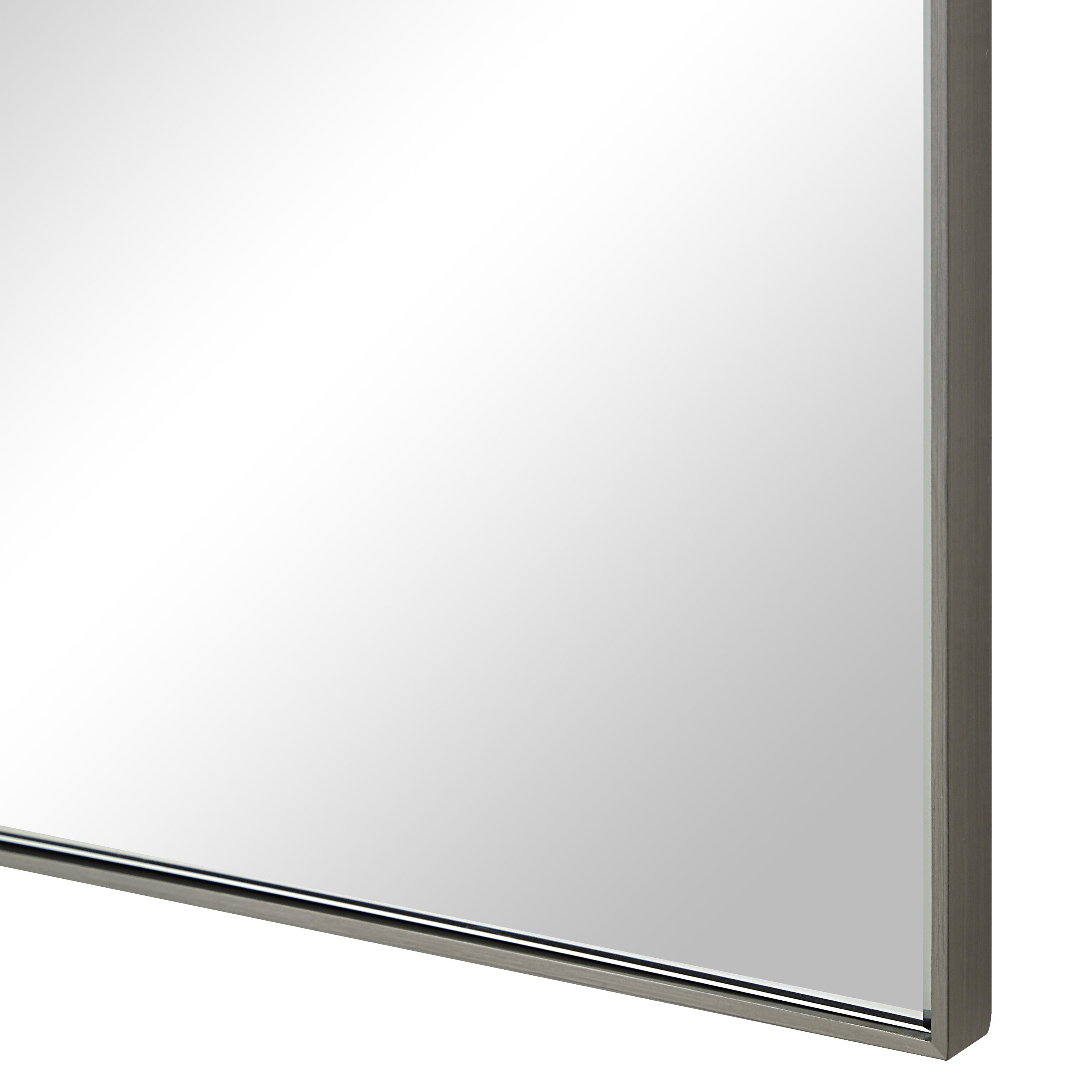Spili 36" H x 22" W Wall Mirror, Grey - Detail Image - MT2700
