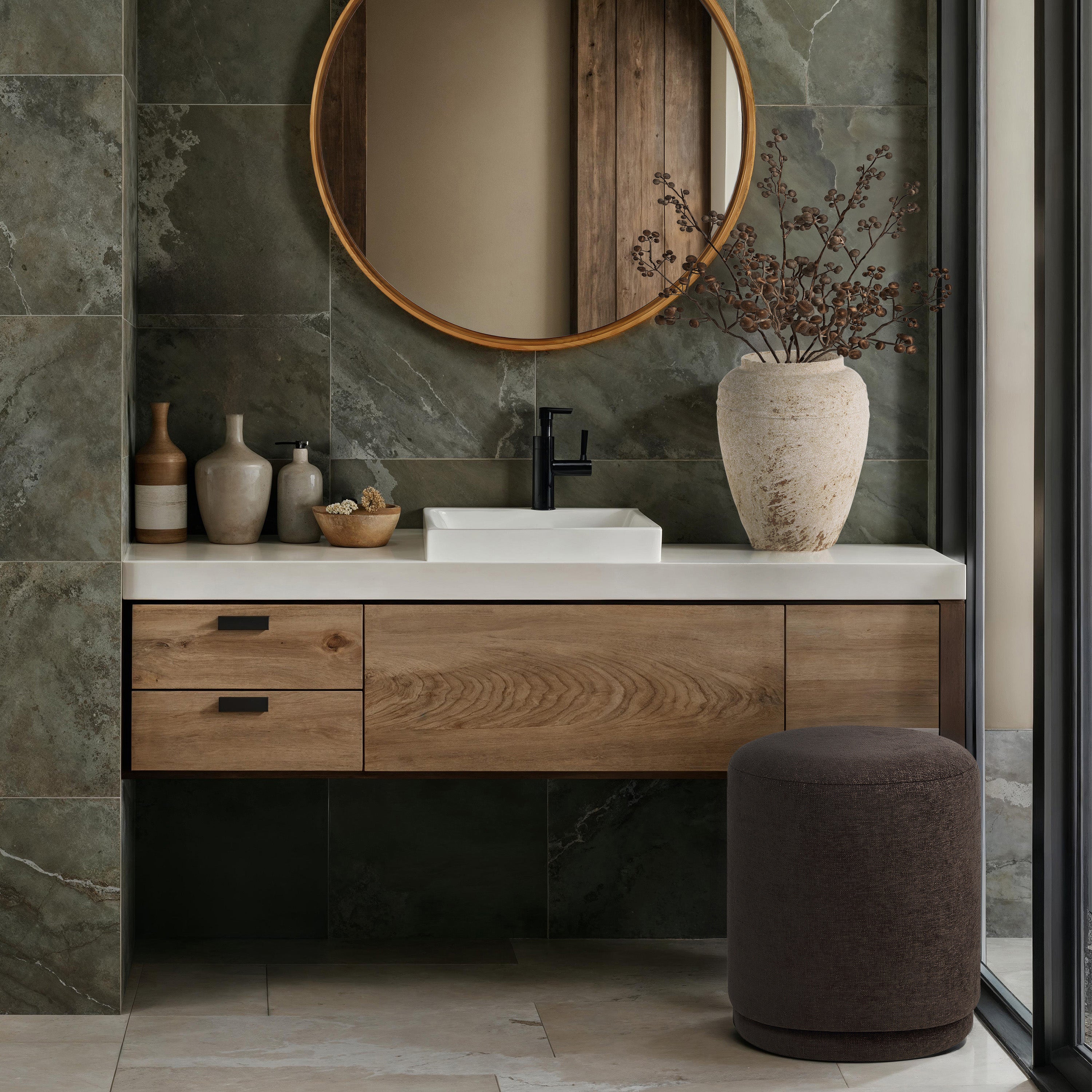 Beckton Indoor Vase - White Label Lifestyle Image - VAS304