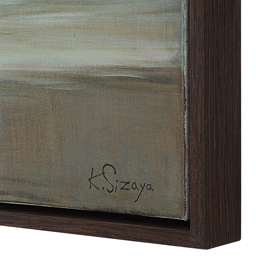 Malika 40" H x 70" W Canvas Art, Green - Additional Images - OL2180