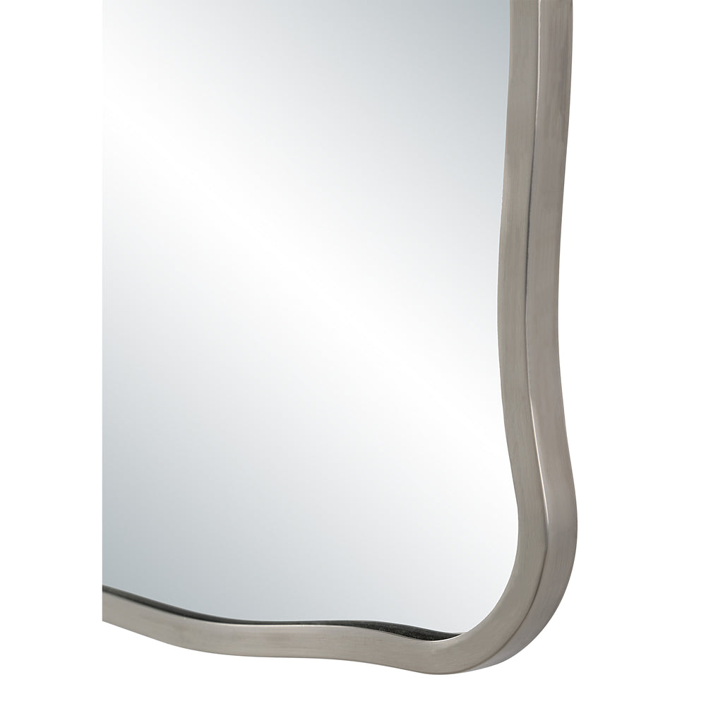 Balsa 36" H x 24" W Wall Mirror, Silver - Detail Image - MT2736