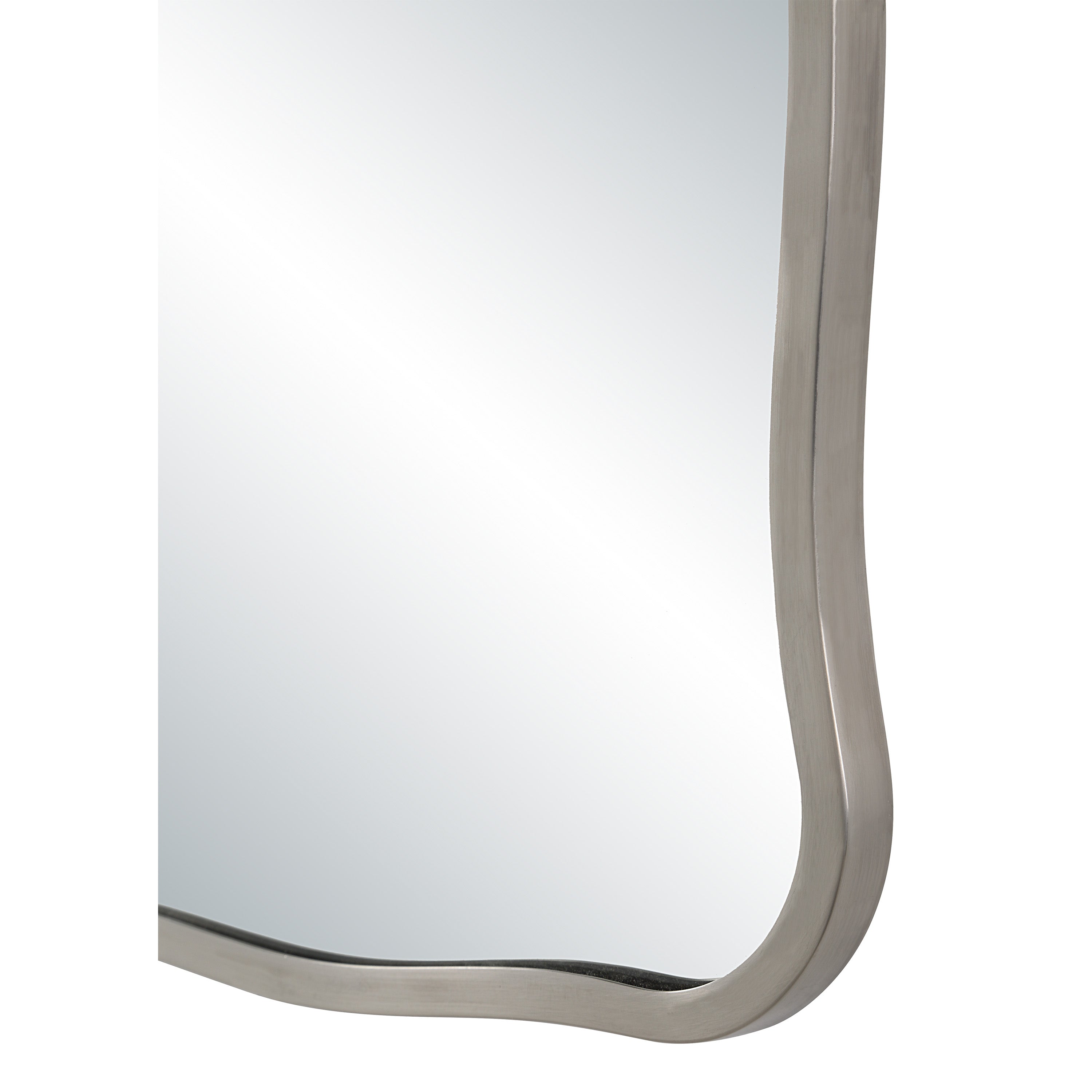 Balsa 36" H x 24" W Wall Mirror, Silver - Detail Image - MT2736