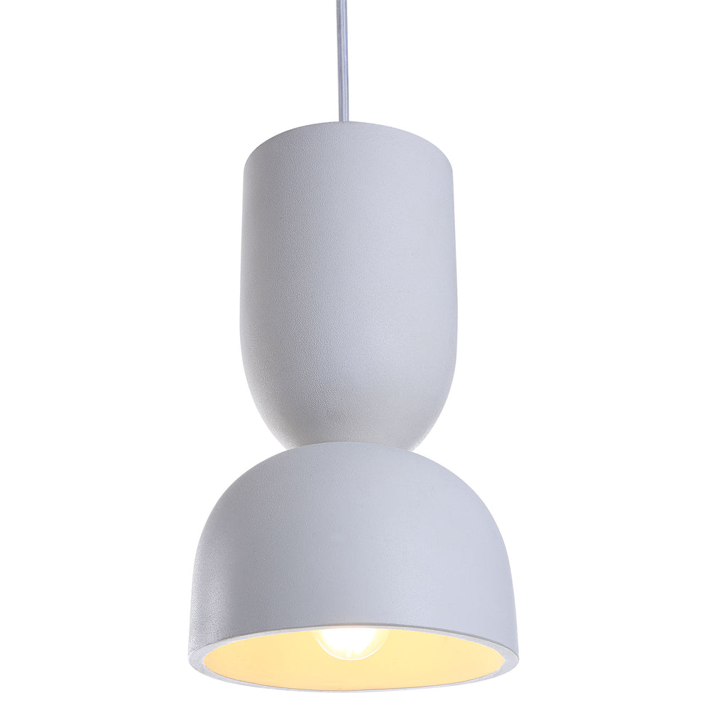 Kala 12" Length Ceiling Fixture, White - Angle Image - LPC4456