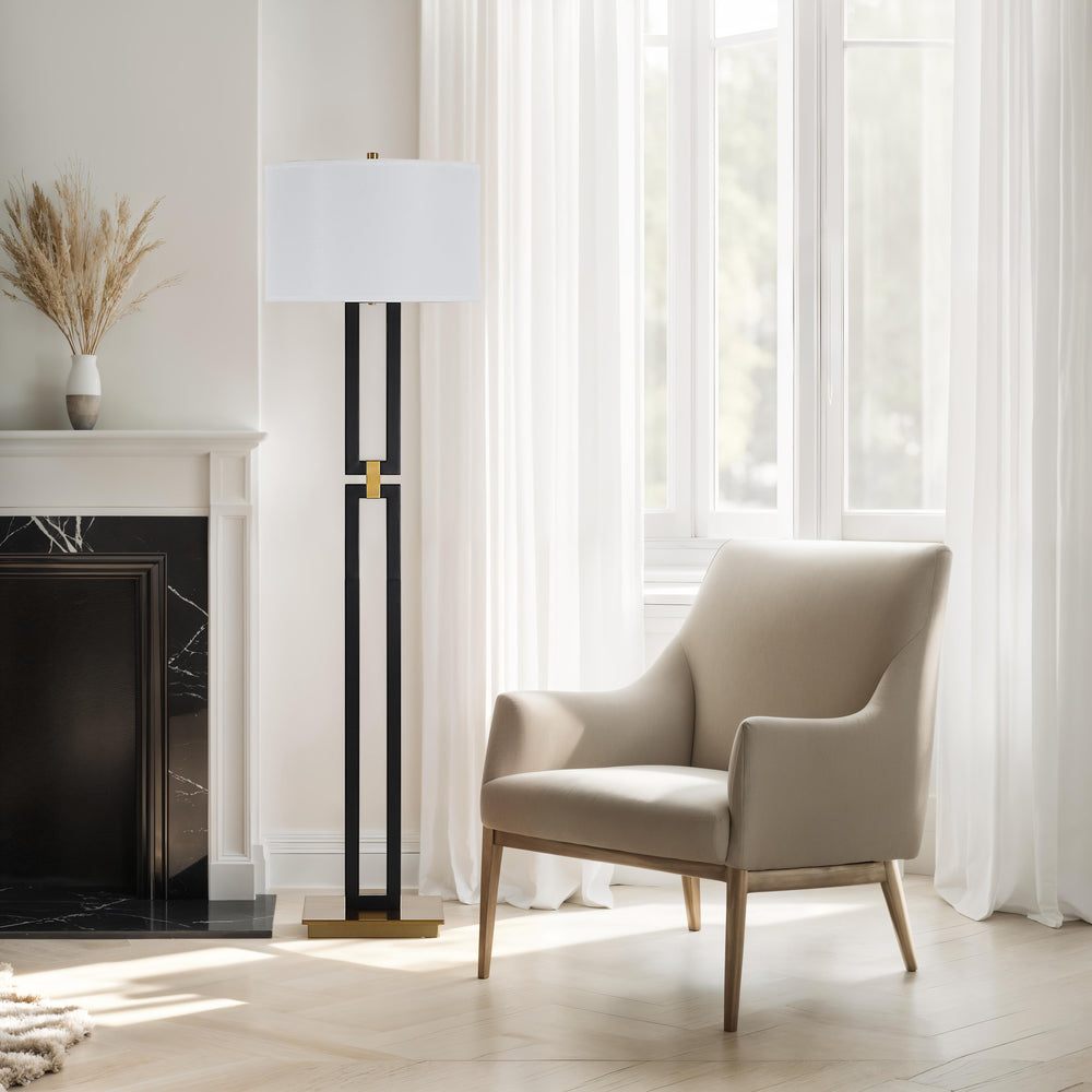 Theo 64.5" Height Floor Lamps, Matte Black - Lifestyle Image - LPF3186EV