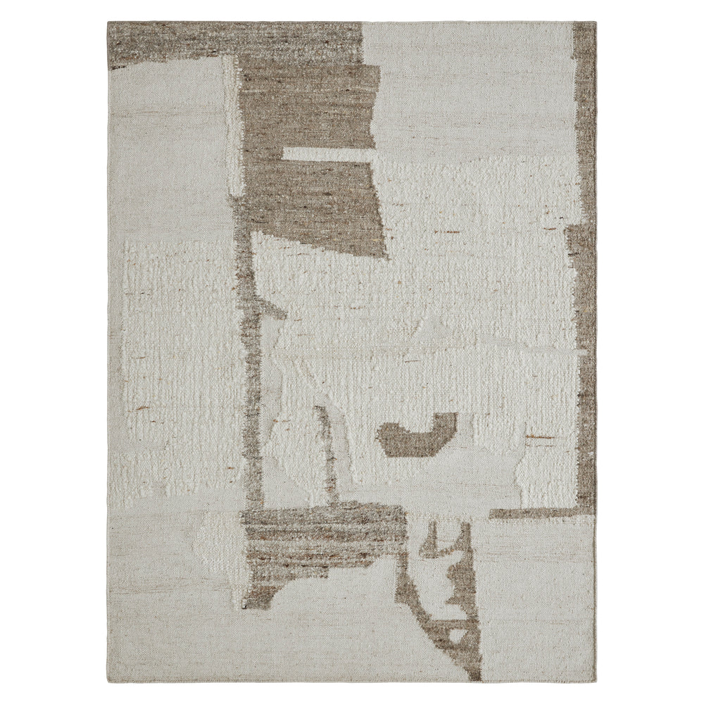 Grace 7'10" x 10'2"" ft Handwoven Indoor Rug, Ivory/ Stone - Main Image - RGRA-21161-810