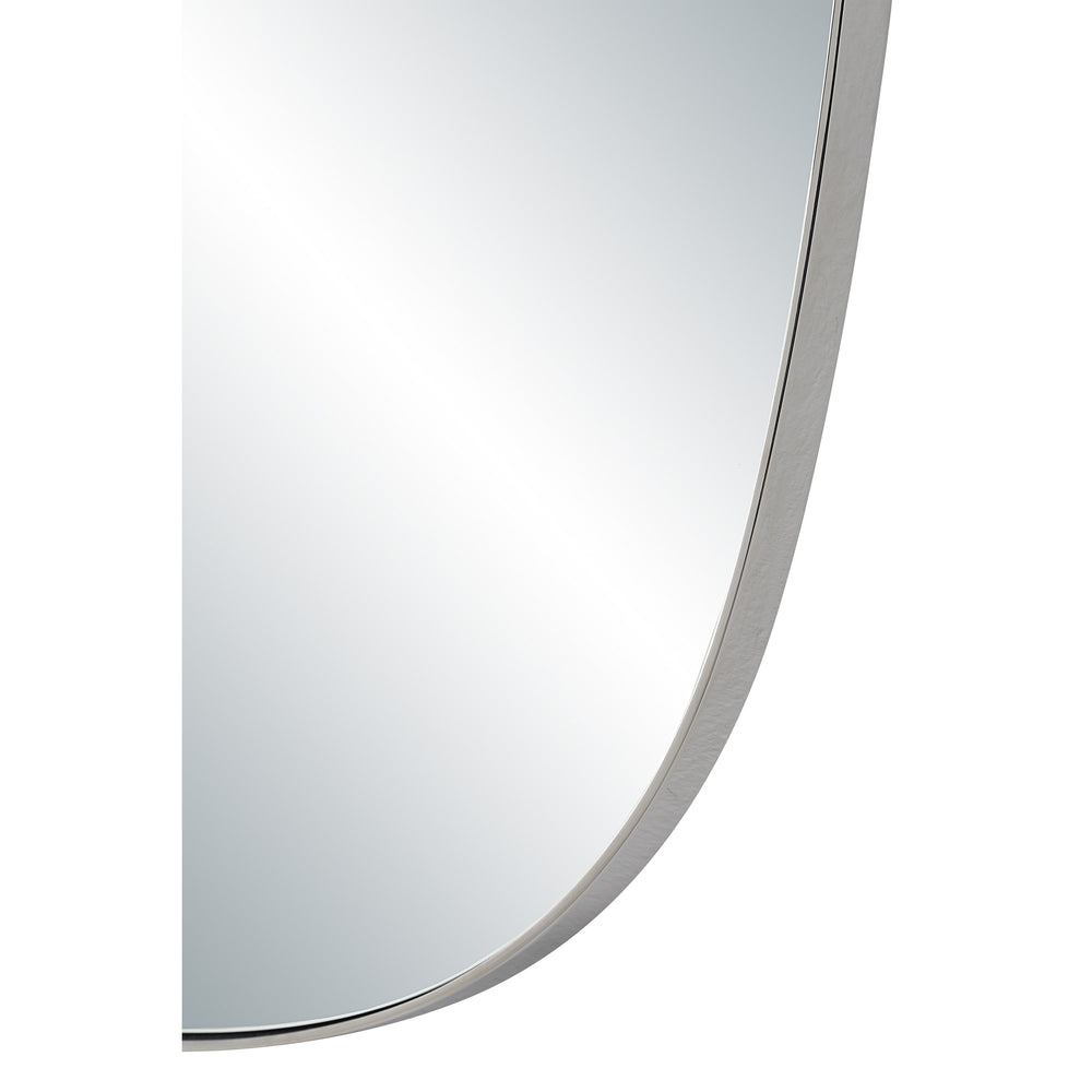 Talco 36" H x 24" W Wall Mirror, Silver - Detail Image - MT2733