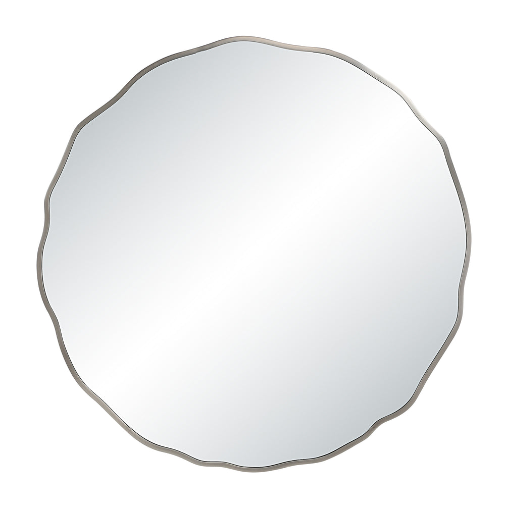 Knox 40" H x 40" W Wall Mirror, Silver - Main Image - MT2734