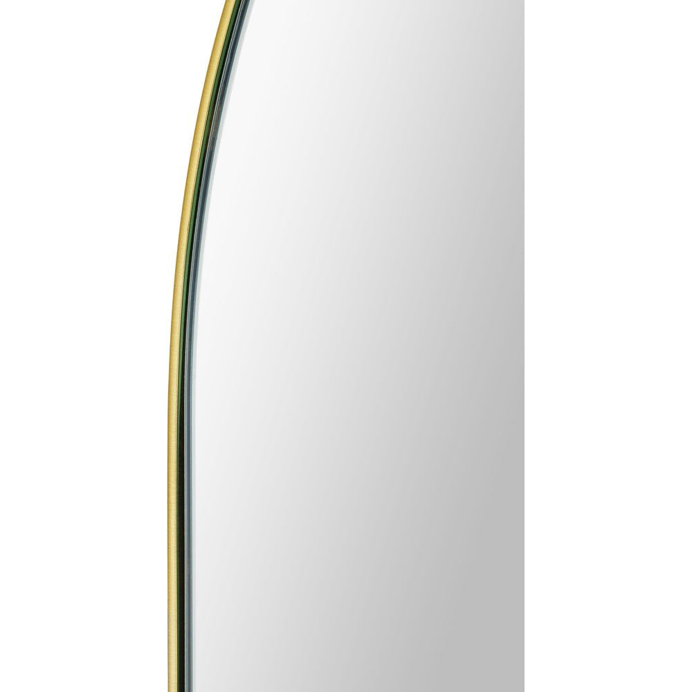 Beckah 40" Tall Oval Wall Mirror, Yellow - Detail Image - MT2526