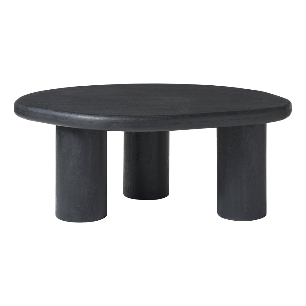 Rowe 16" Height Table, Black - Angle Image - TA523