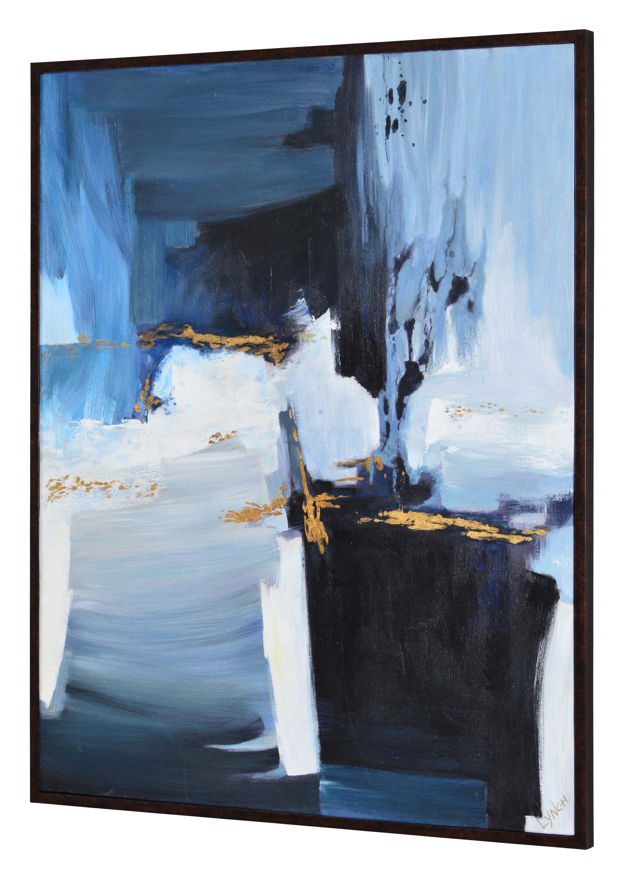Orion 40" Wide Canvas Art, Black - Angle Image - OL1677
