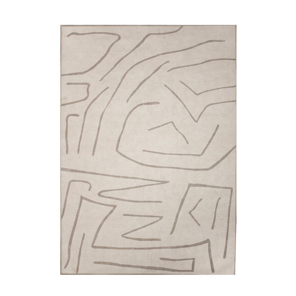Chloe 7'6" x 10'2" ft Handwoven Indoor Rug, Cream/ Beige - Main Image - RCHL-21182-810