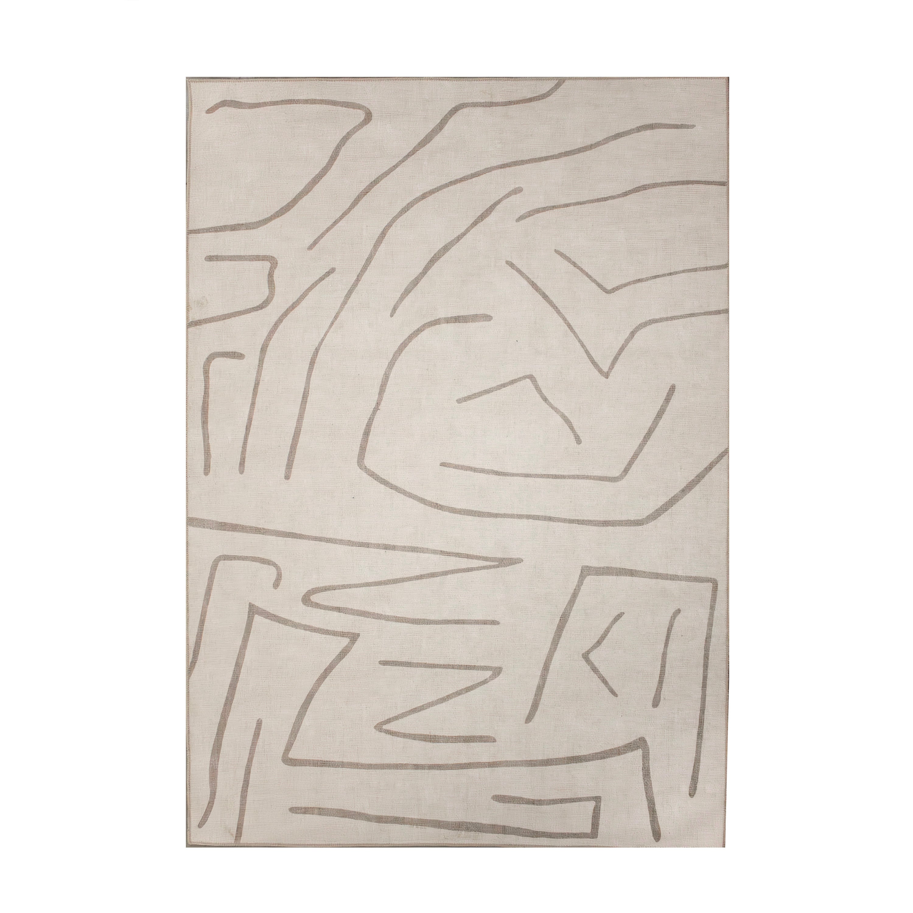 Chloe 7'6" x 10'2" ft Handwoven Indoor Rug, Cream/ Beige - Main Image - RCHL-21182-810