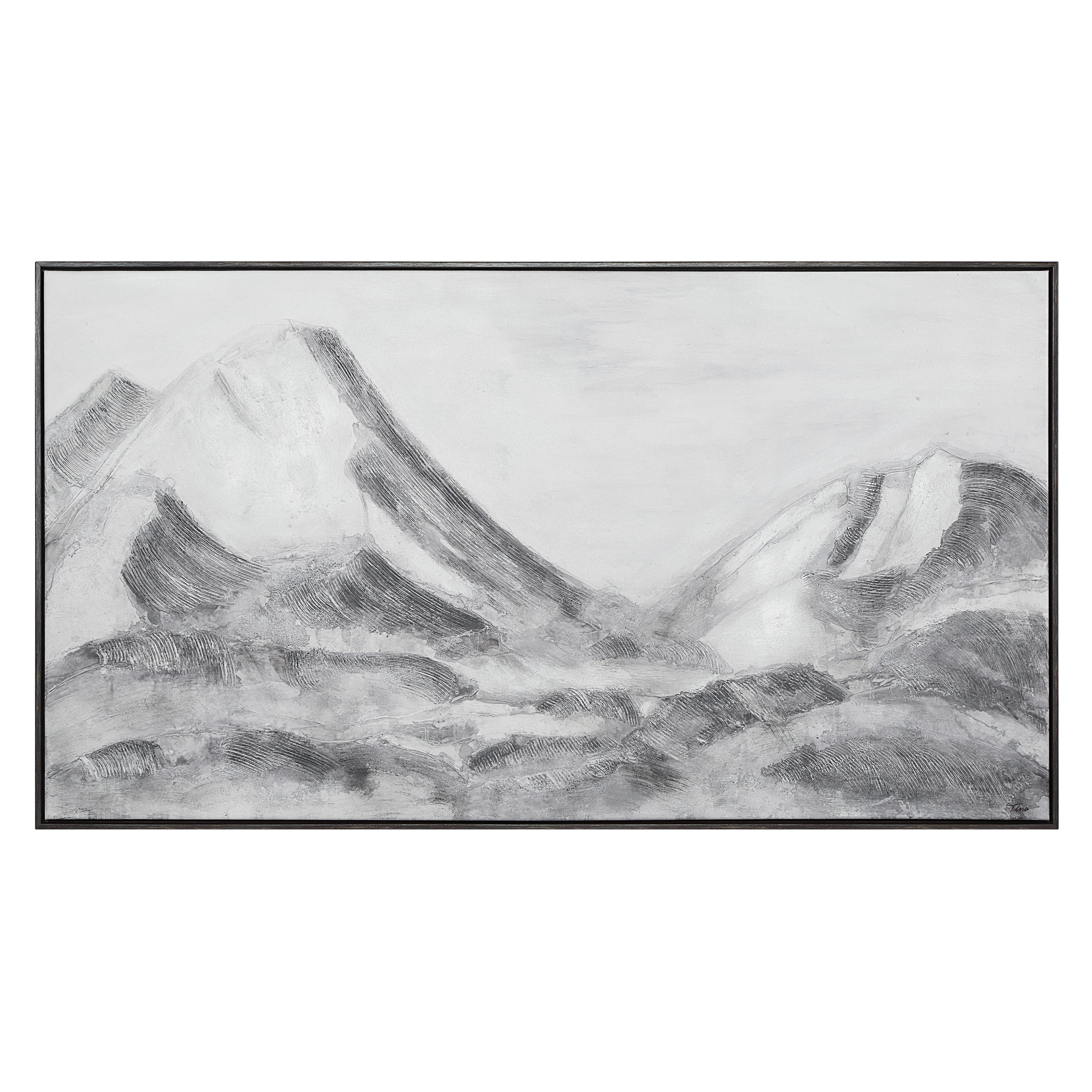 Romi 30" H x 55" W Canvas Art, Grey - Main Image - OL2203