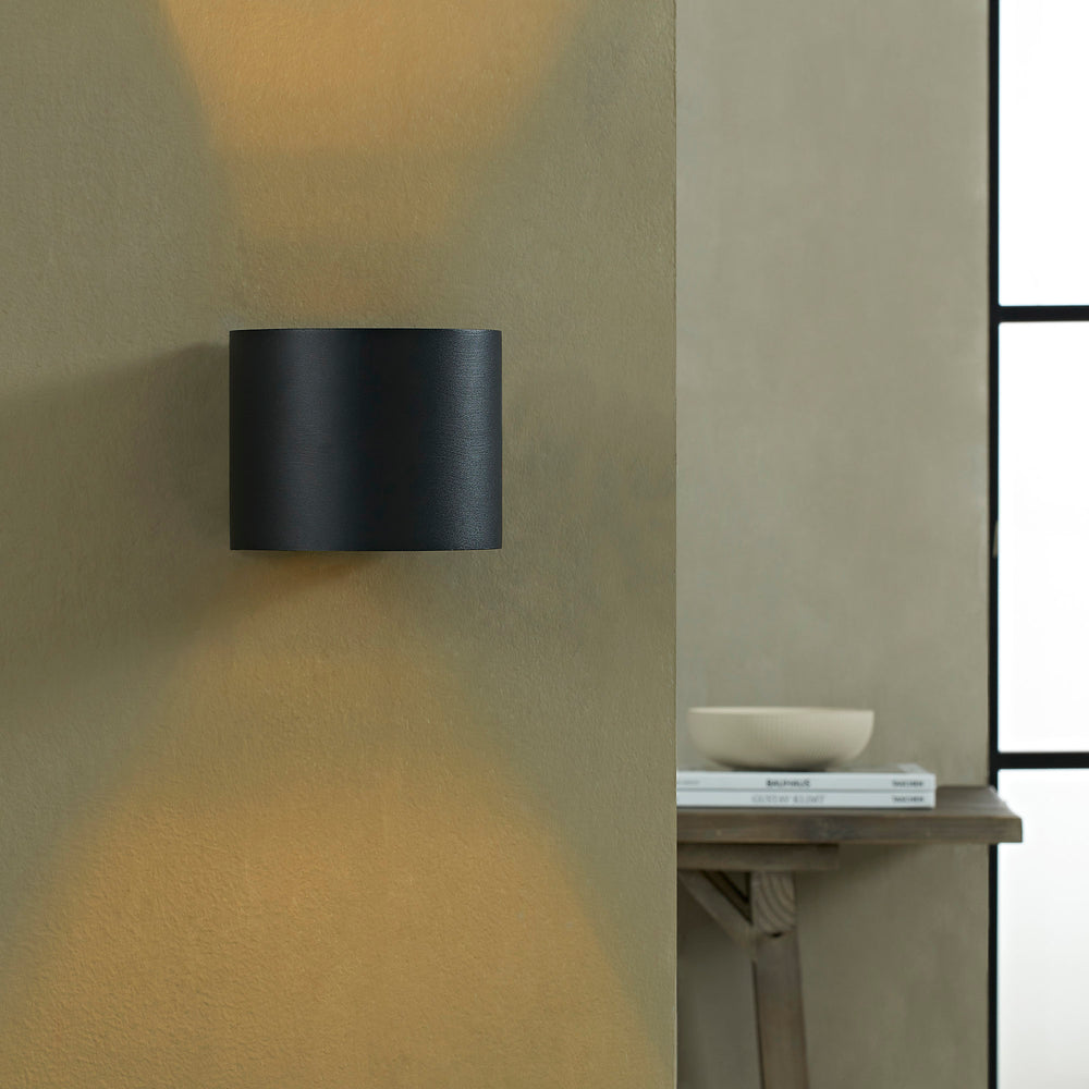 Lark 4.72" Length Wall Sconce, Matte Black - Lifestyle Image - WS113