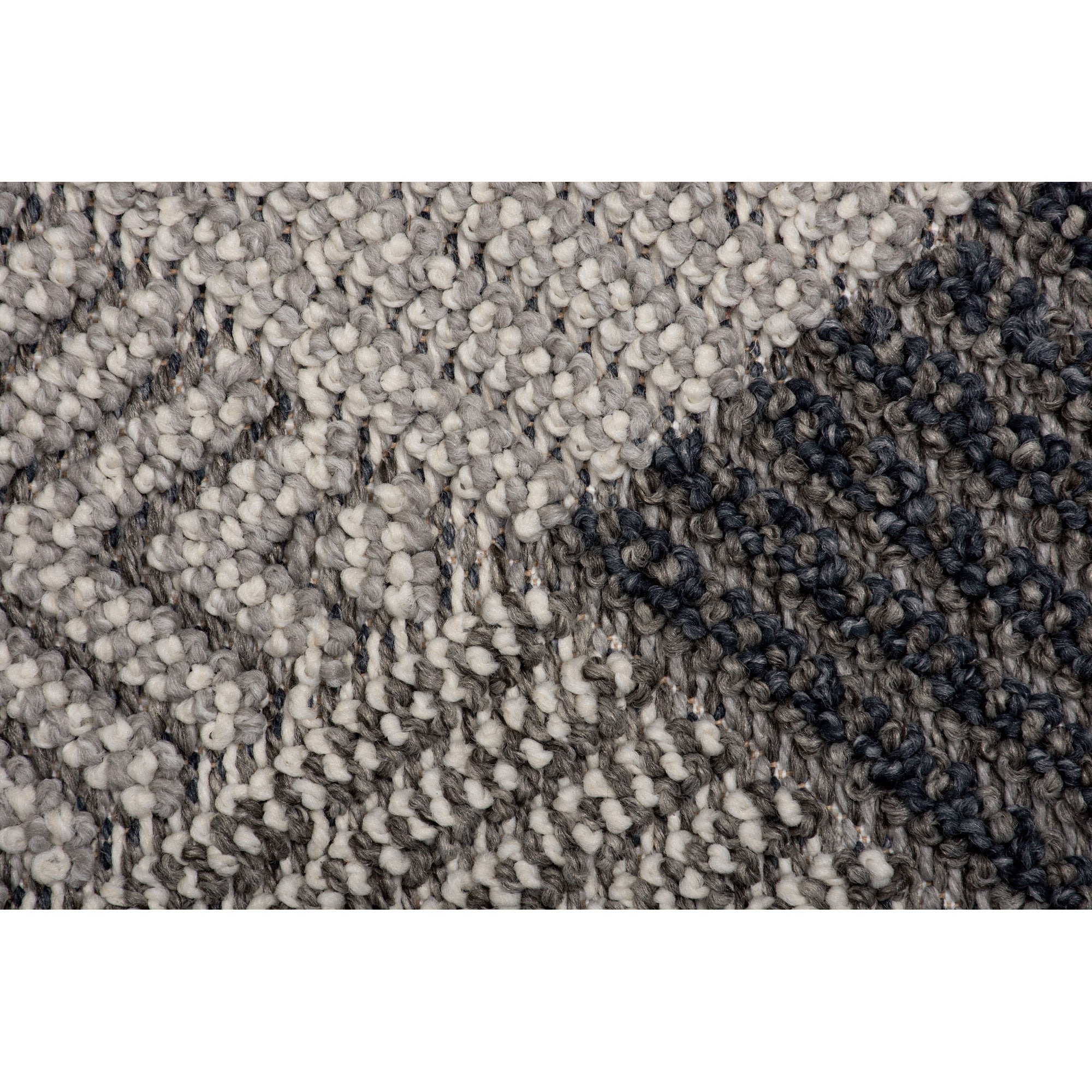Ambrose 7'10 x 10'2 Power loomed Indoor Rug, Grey - Detail Image - RAMB-10190-810
