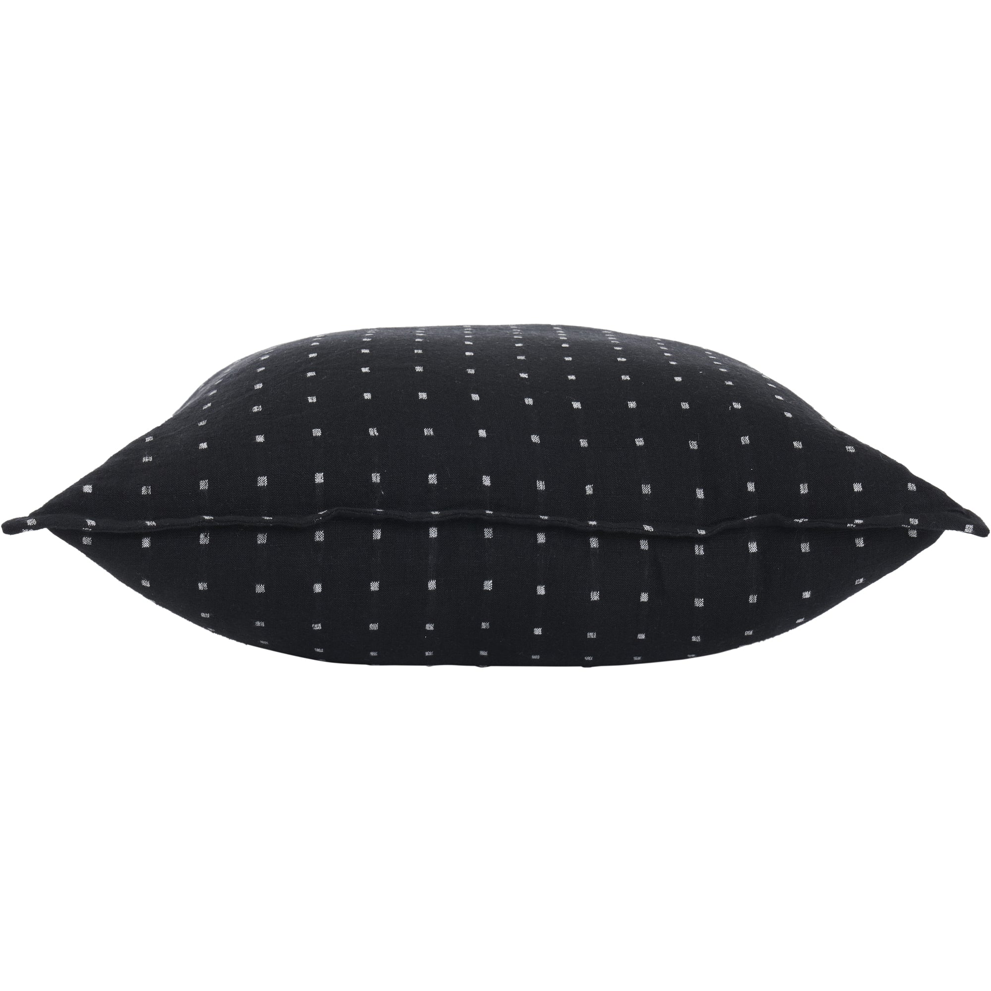 Brittany 20X20 Indoor Pillow, Black - Angle Image - PWFL1400