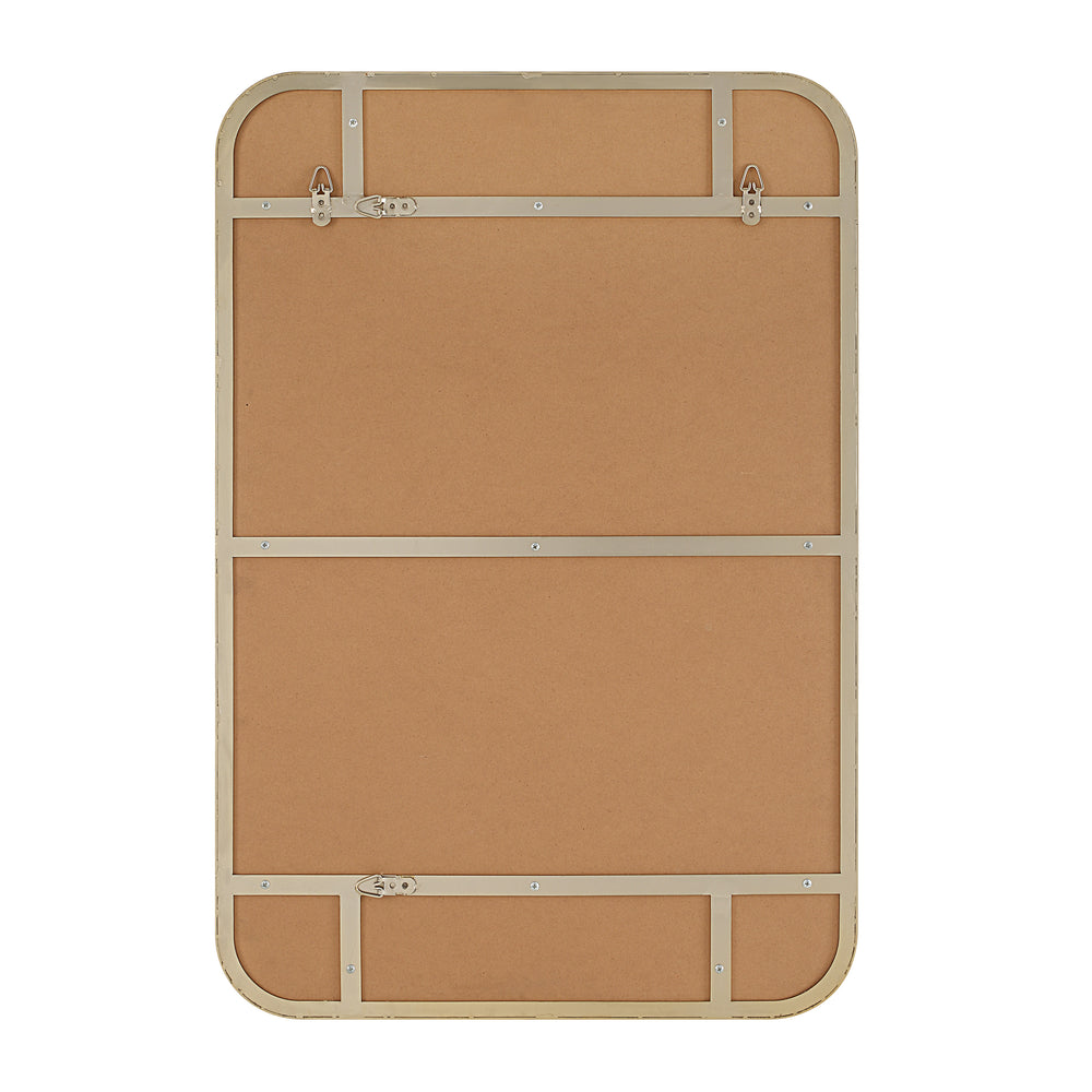 Vesey 36" Tall Rectangle Wall Mirror, Yellow - Backing Image - MT2671