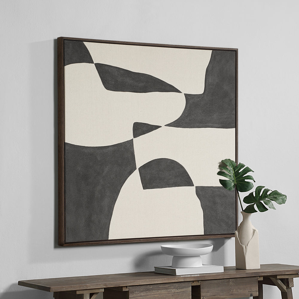 Altino 48" Wide Canvas Art, Beige - Lifestyle Image - OL2169
