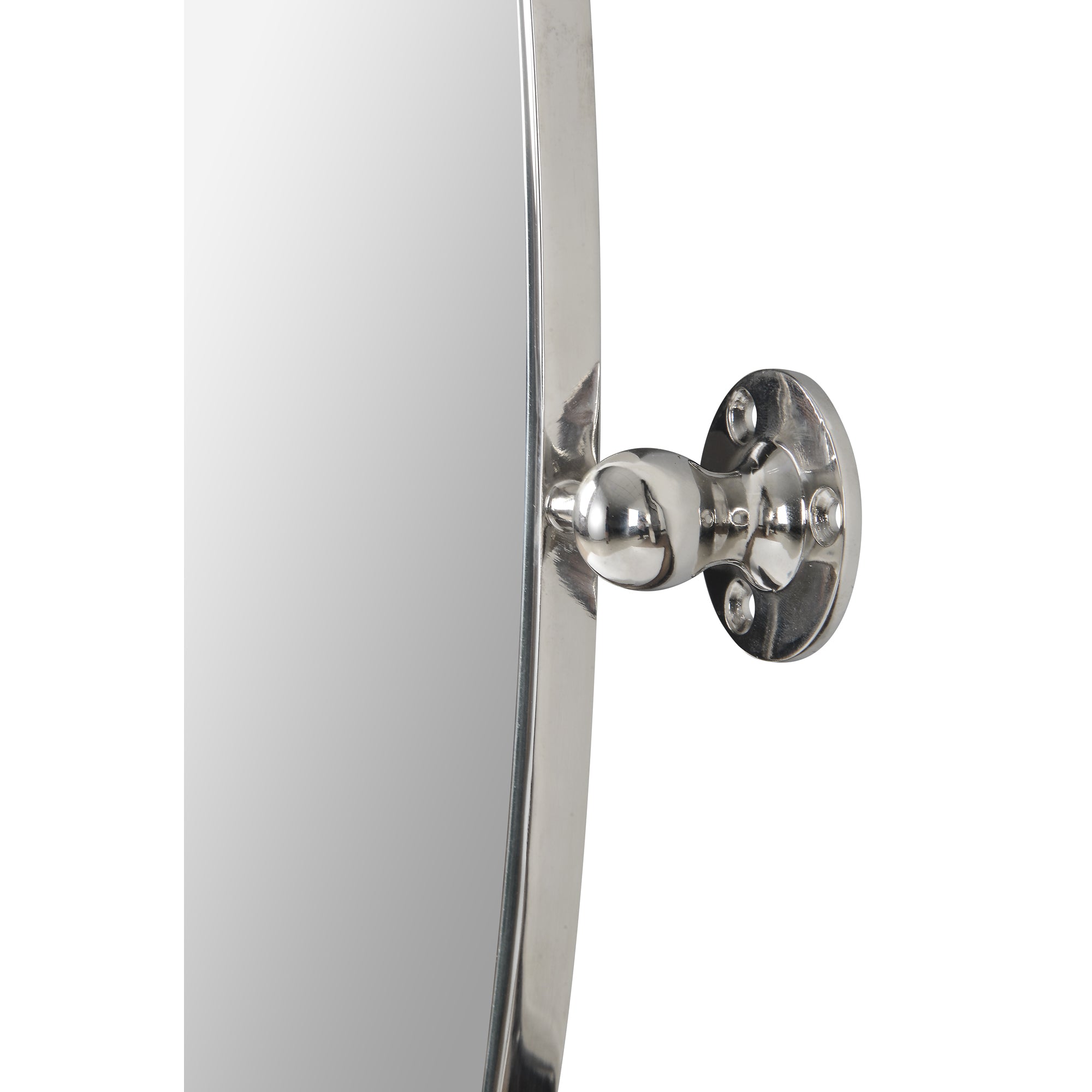 Azalea 24" Tall Oval Wall Mirror, Grey - Additional Images - MT2353