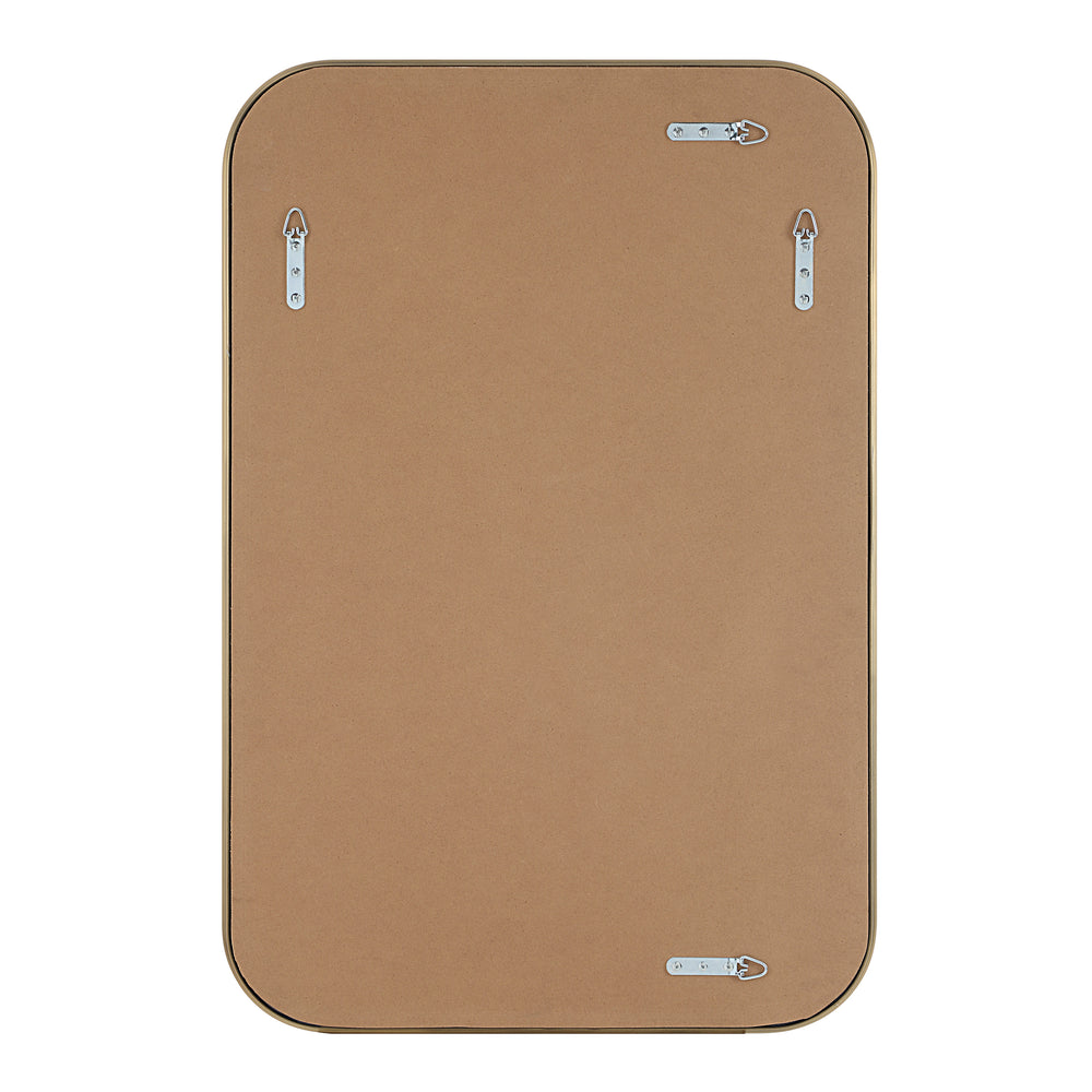 Jyn 36" Tall Rectangle Wall Mirror, Yellow - Backing Image - MT2666